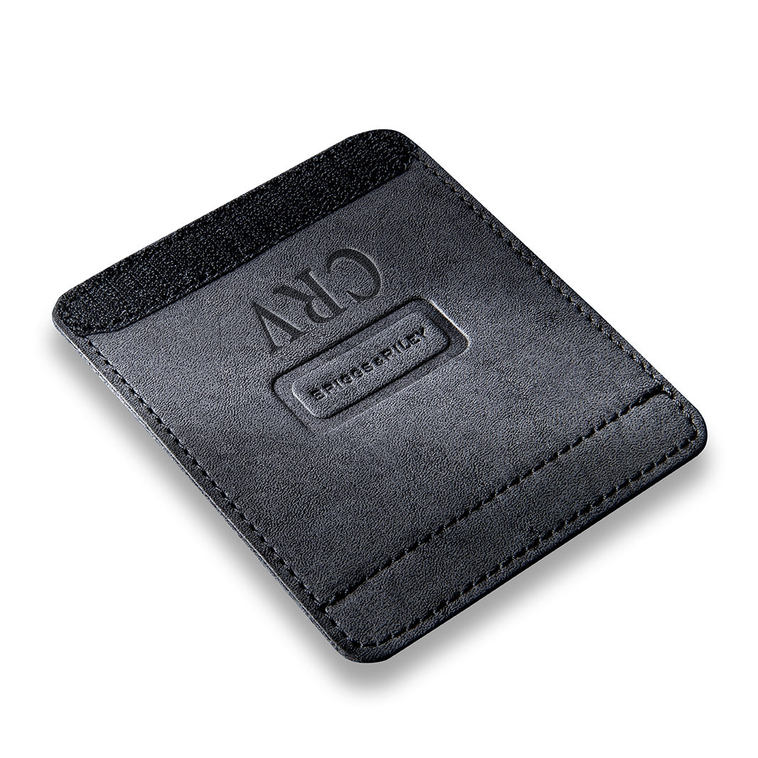 Black Synthetic Suede Outsider Handle Wrap