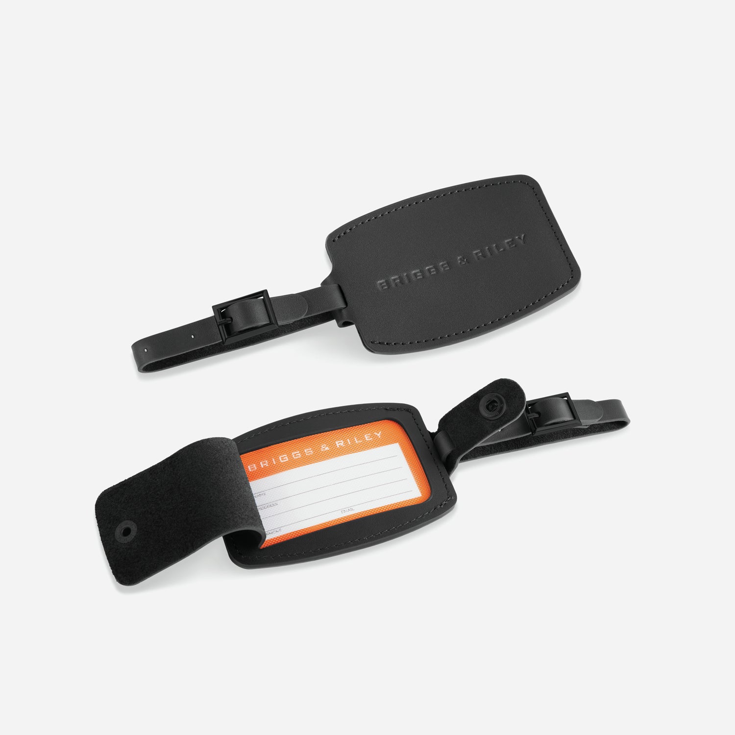 Leather ID Tag #colour_black