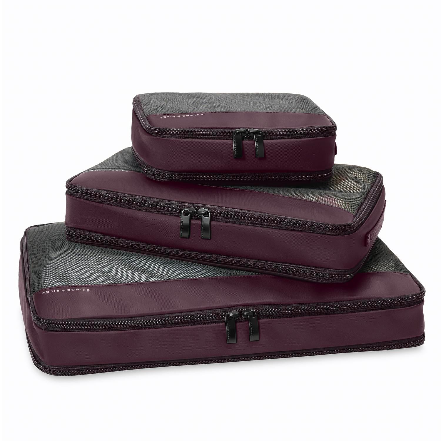 Packing Cube Set of 3 #colour_plum