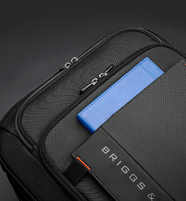 Front pocket on ZDX luggage