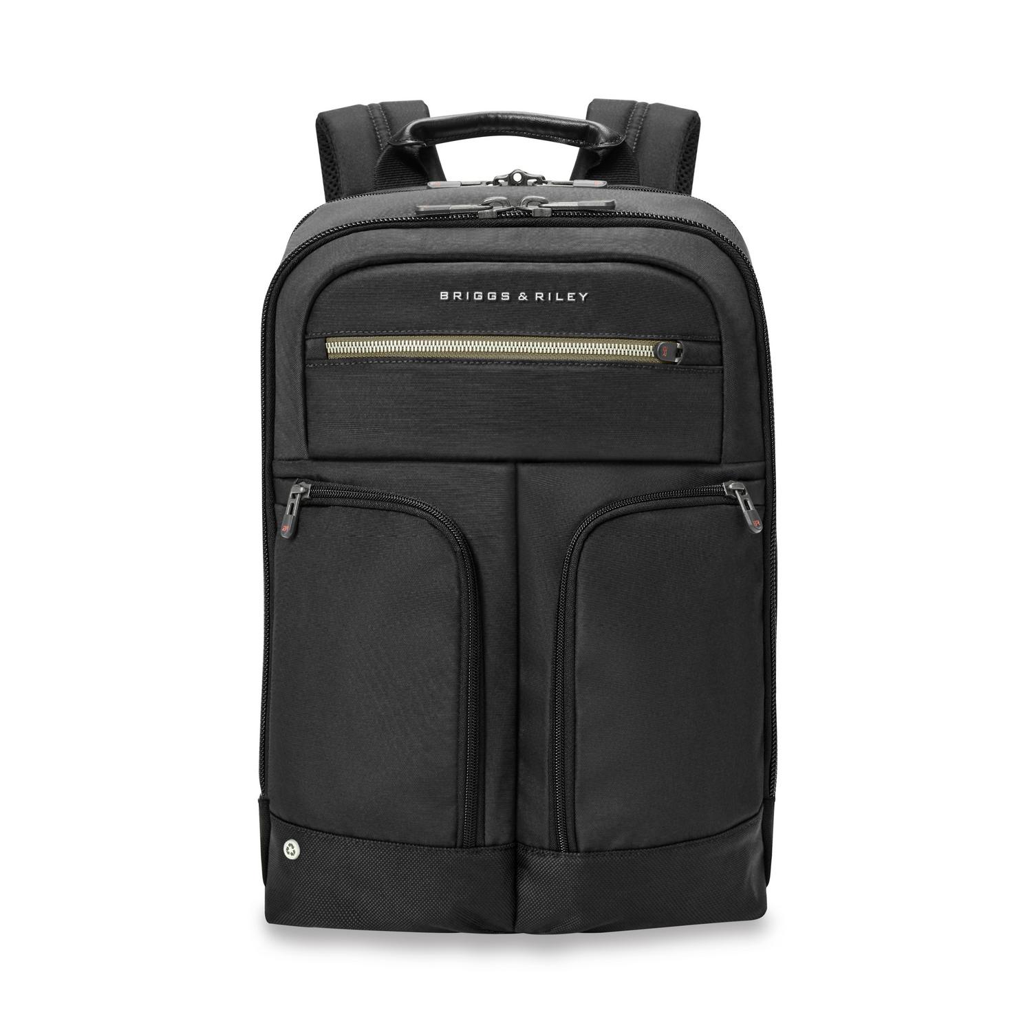 Slim Expandable Backpack #colour_black