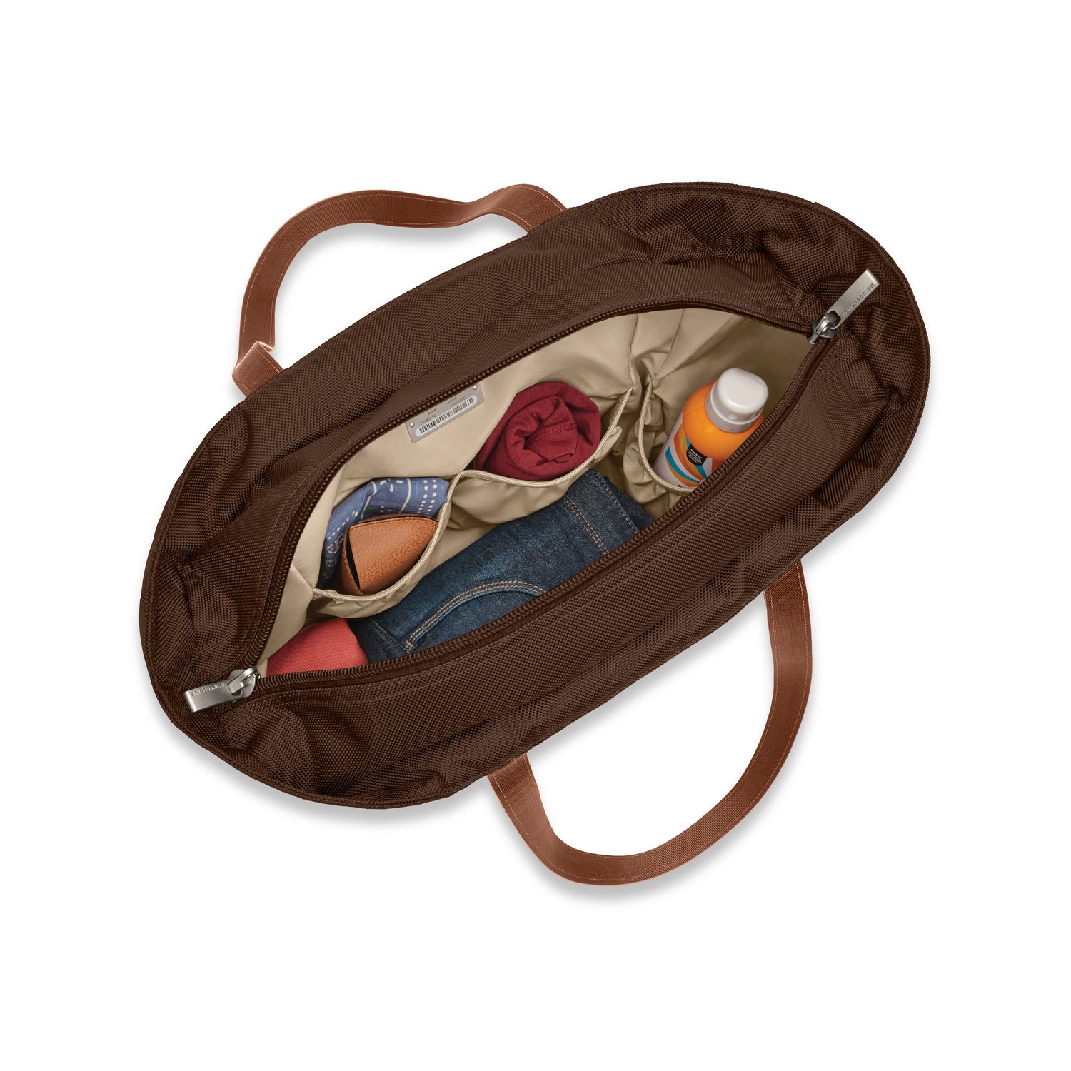 Baseline Traveler Tote  #colour_chocolate