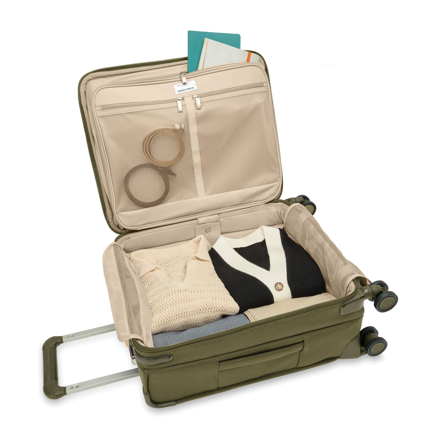 Baseline Global Carry-on Spinner #colour_olive