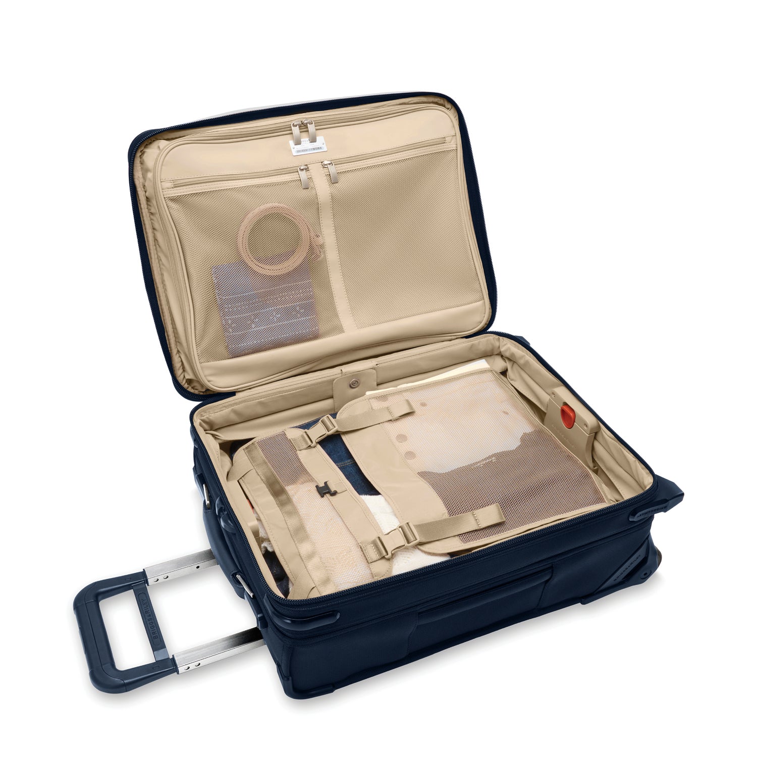 Global 2-Wheel Expandable Carry-on #colour_navy