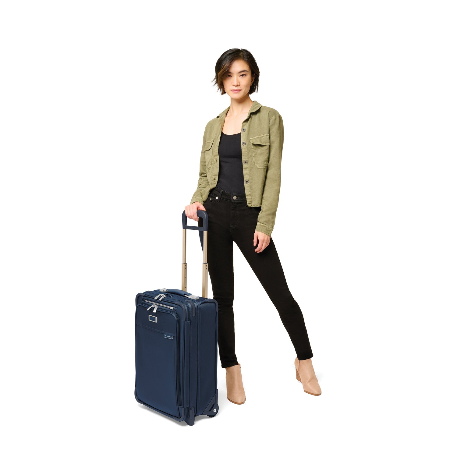 Briggs and Riley Essential 2-wheel Carry-On #colour_navy