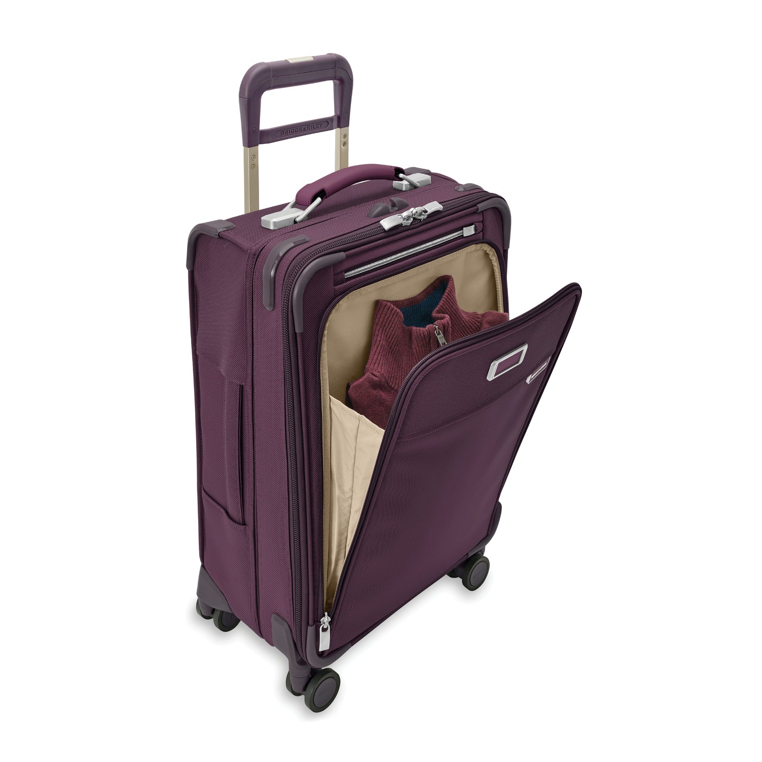 Briggs and Riley Essential Carry-On Spinner #colour_plum