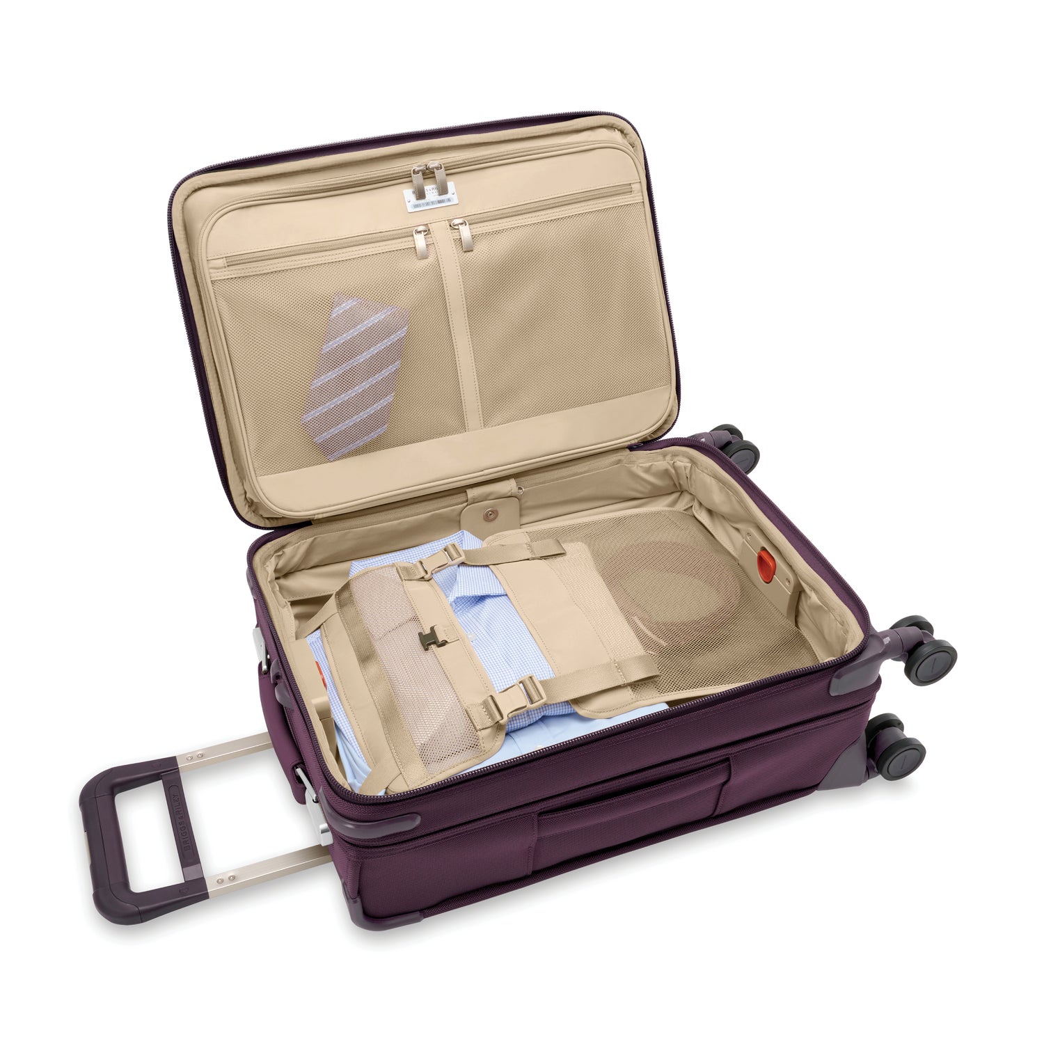 Briggs and Riley Essential Carry-On Spinner #colour_plum