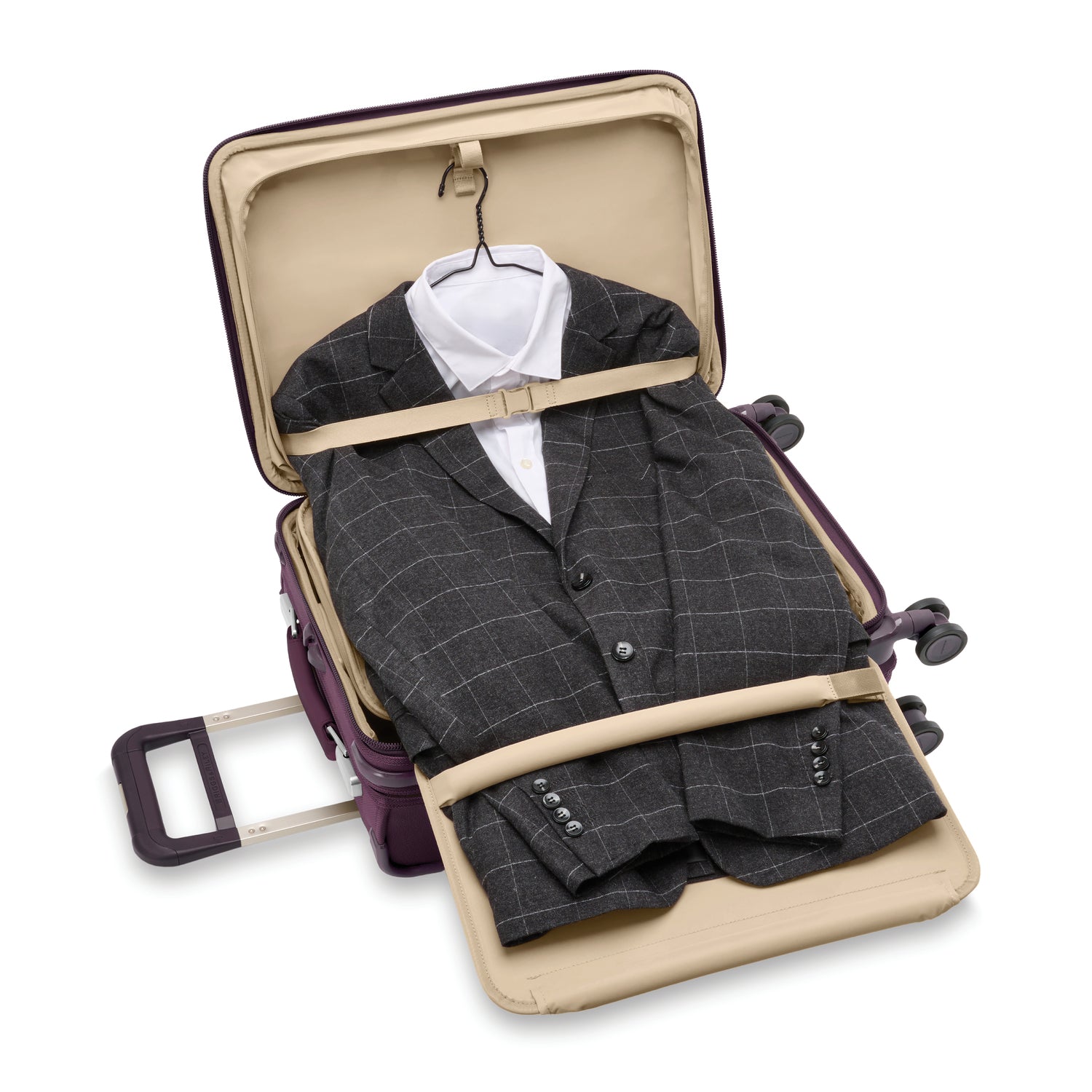 Briggs and Riley Essential Carry-On Spinner #colour_plum