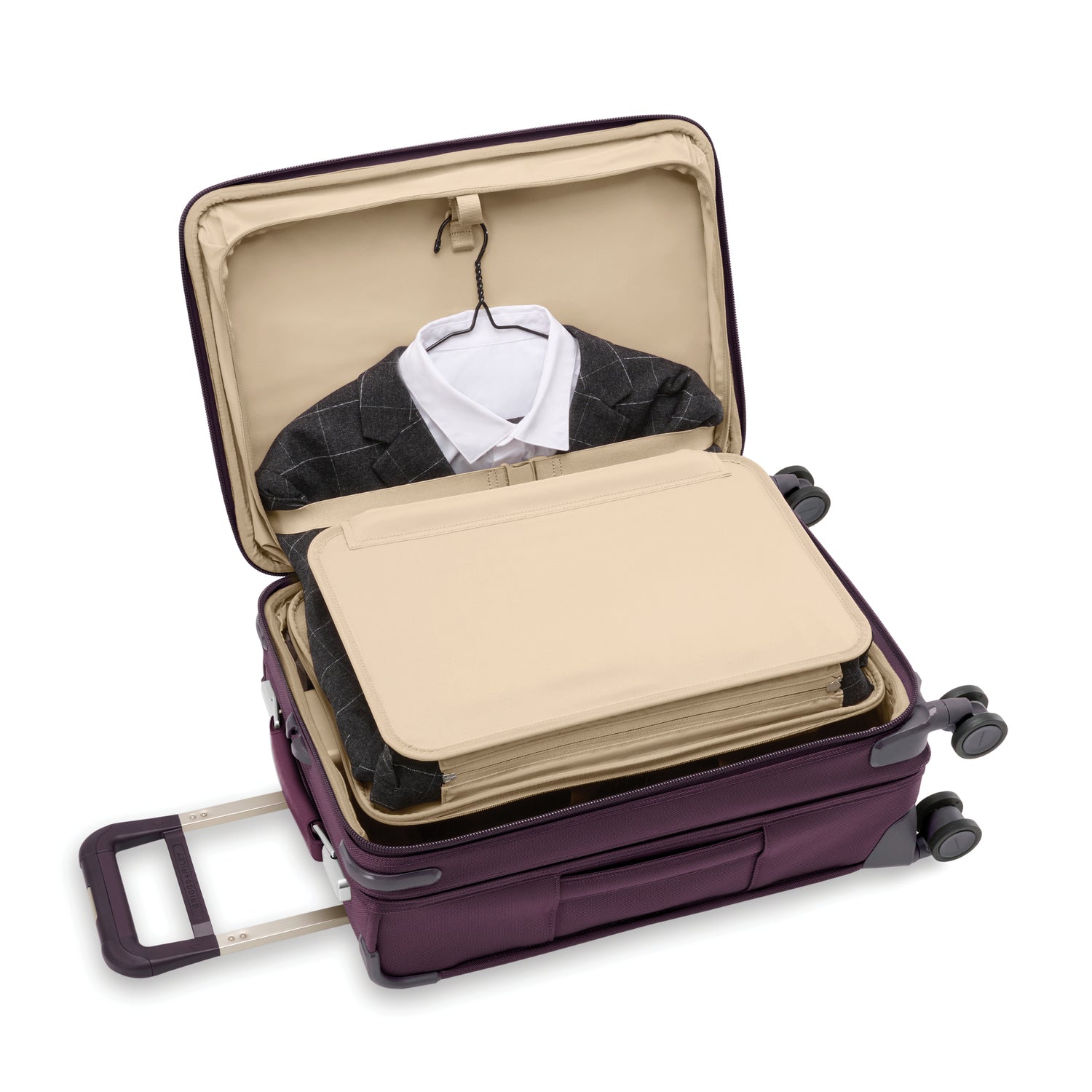 Briggs and Riley Essential Carry-On Spinner #colour_plum