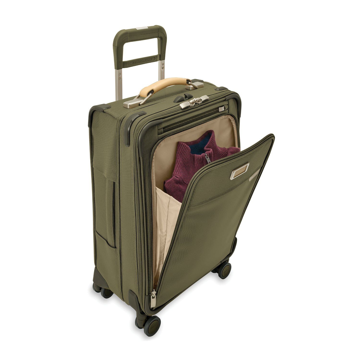 Briggs and Riley Essential Carry-On Spinner #colour_olive