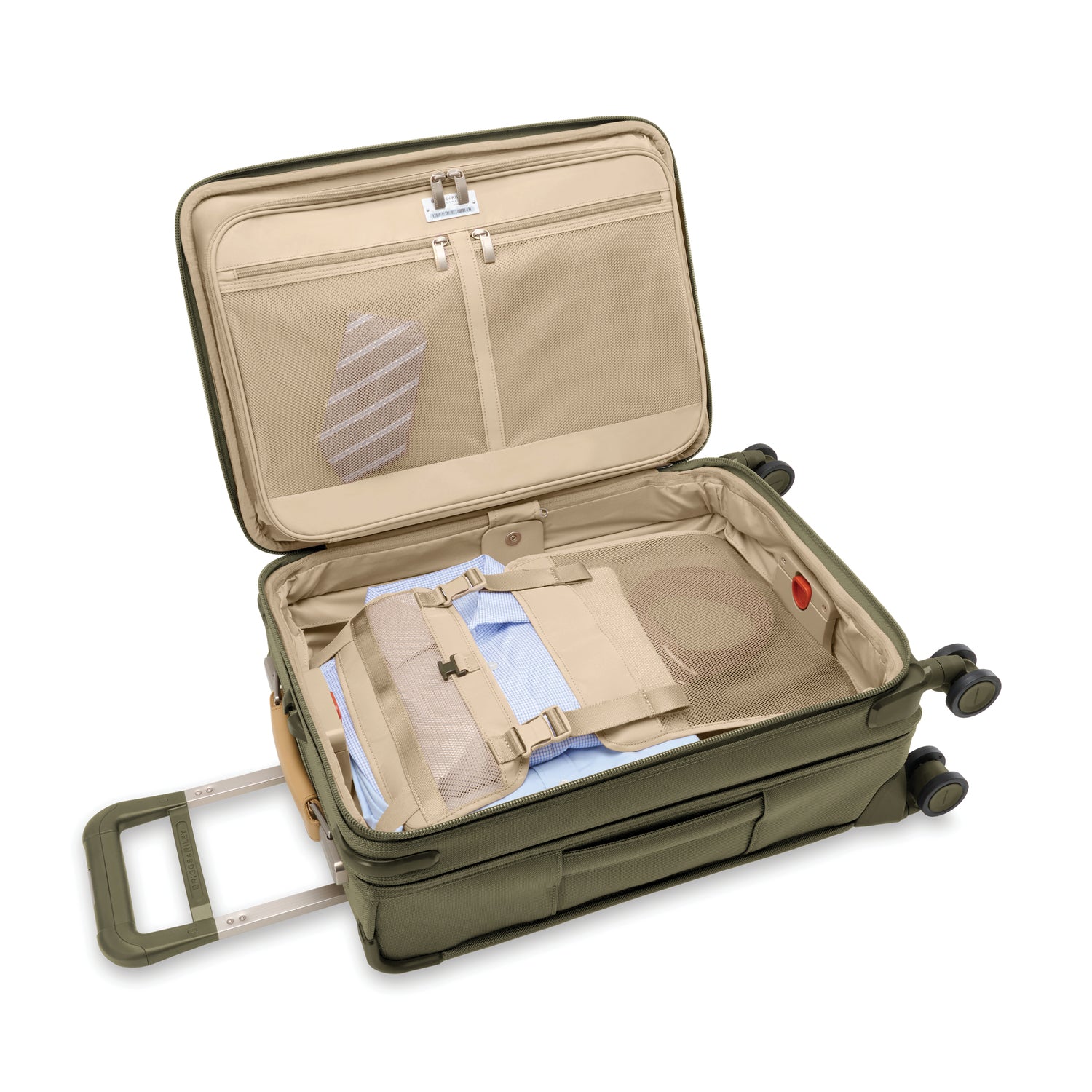 Briggs and Riley Essential Carry-On Spinner #colour_olive