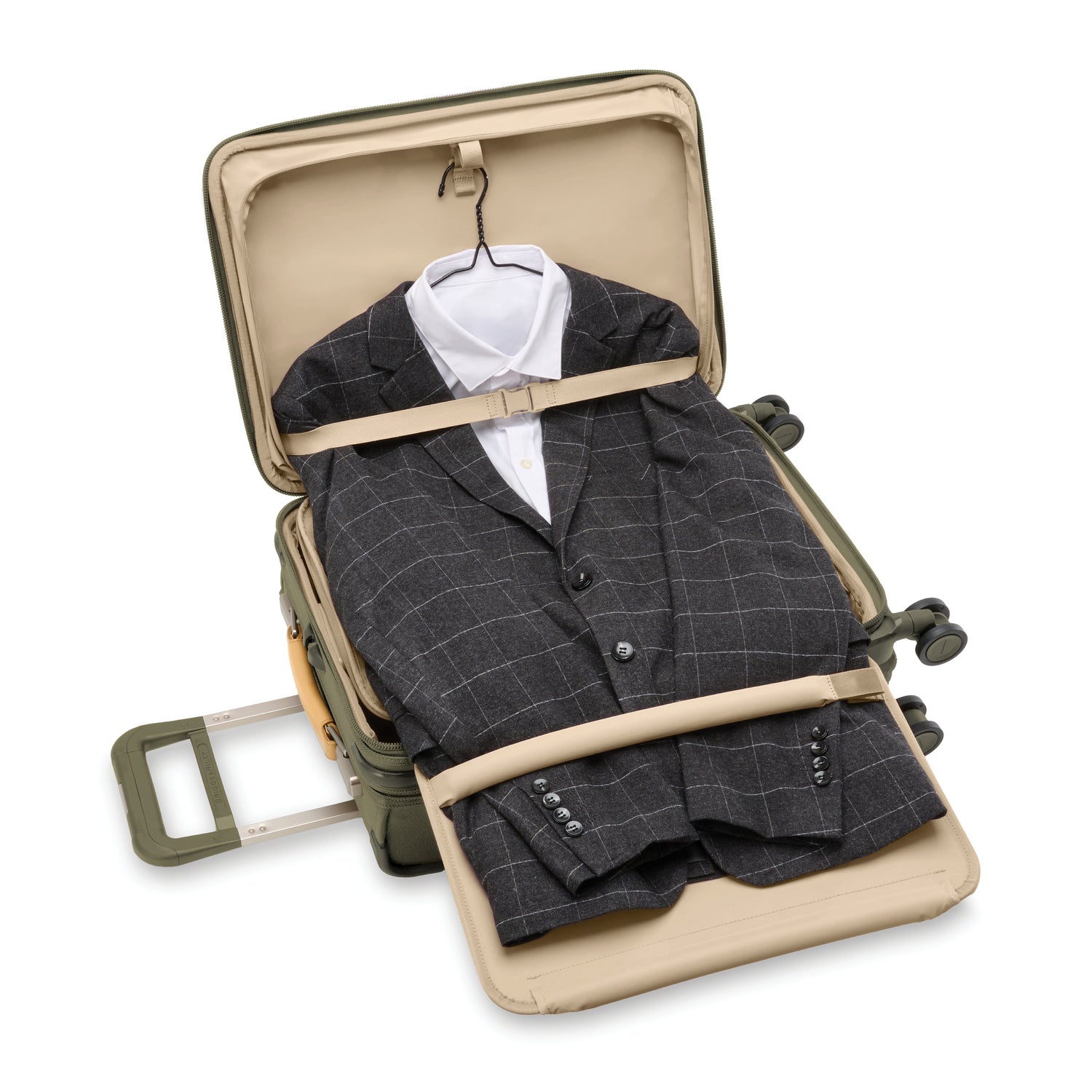 Briggs and Riley Essential Carry-On Spinner #colour_olive