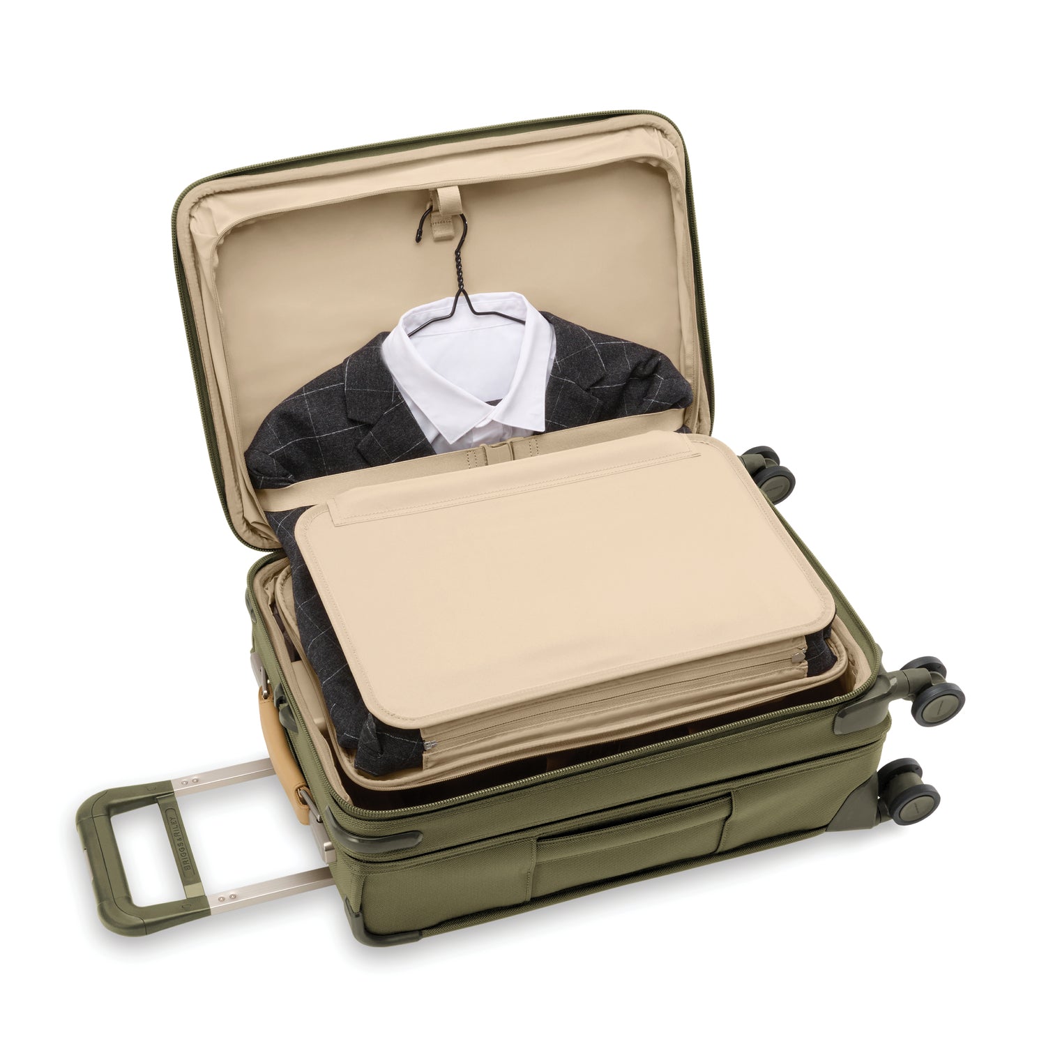 Briggs and Riley Essential Carry-On Spinner #colour_olive