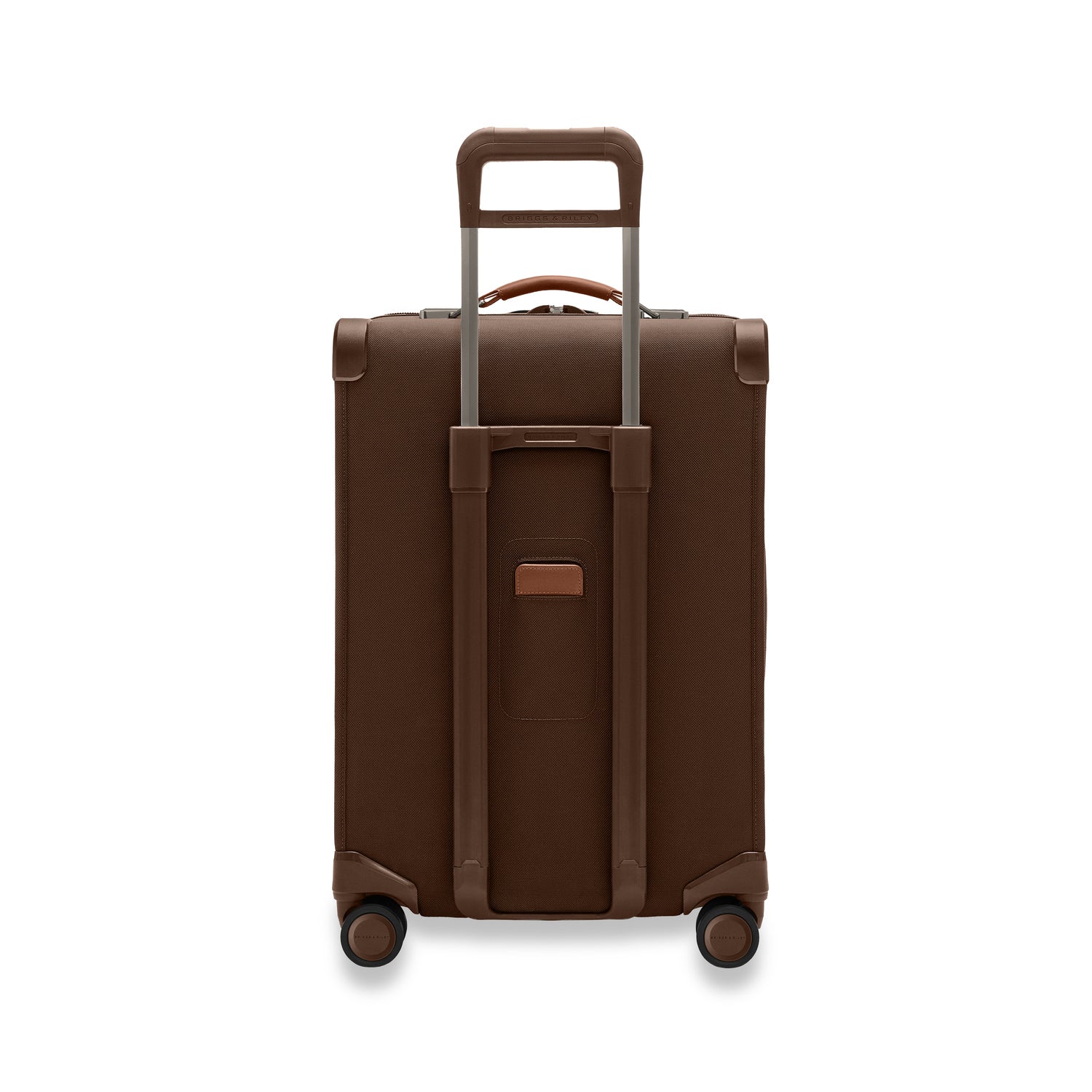 Compact 61cm Checked Expandable Spinner #colour_chocolate