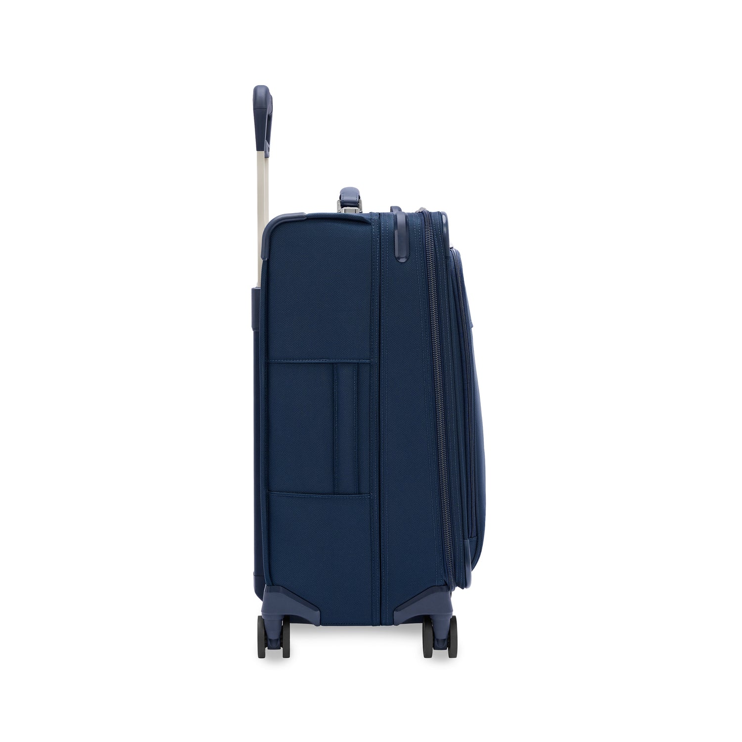 Compact 61cm Checked Expandable Spinner #colour_navy