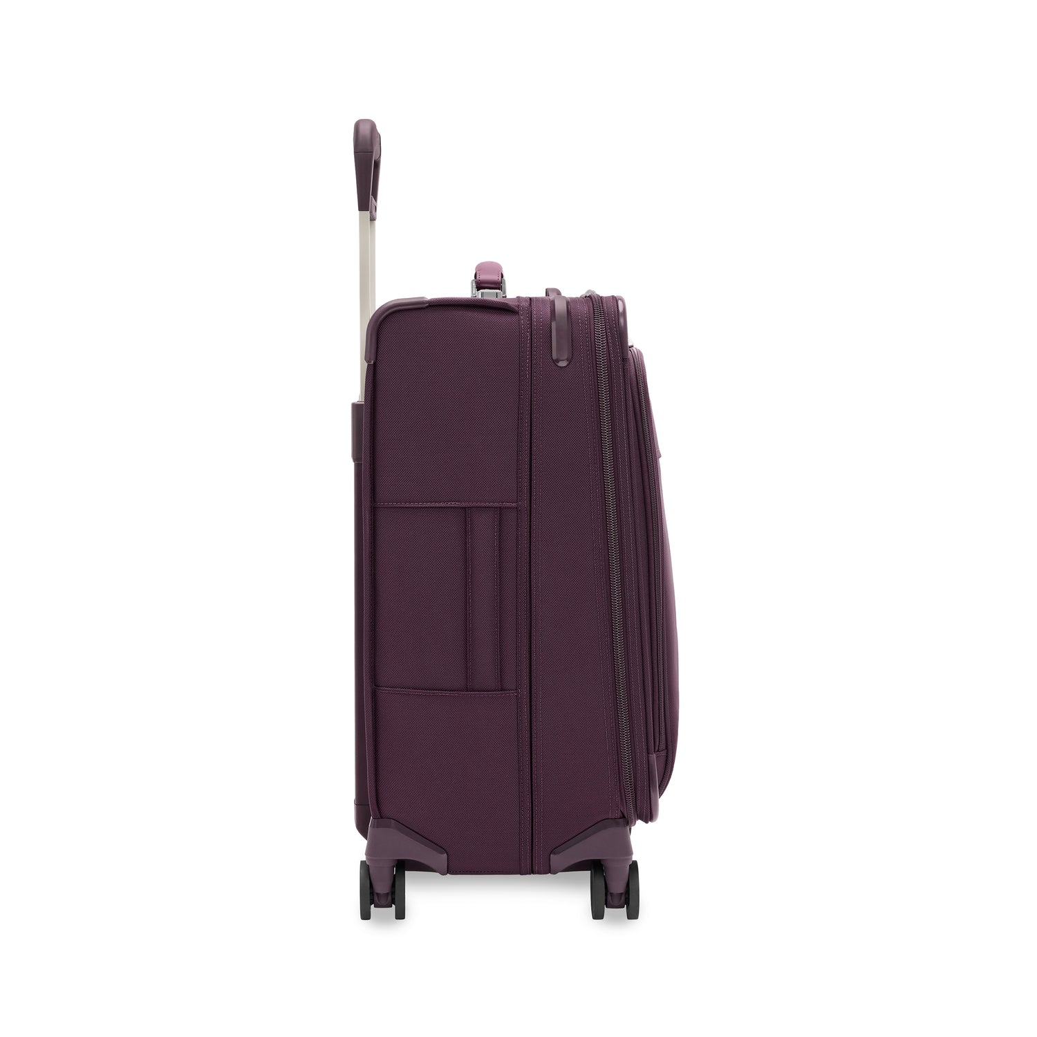Compact 61cm Checked Expandable Spinner #colour_plum