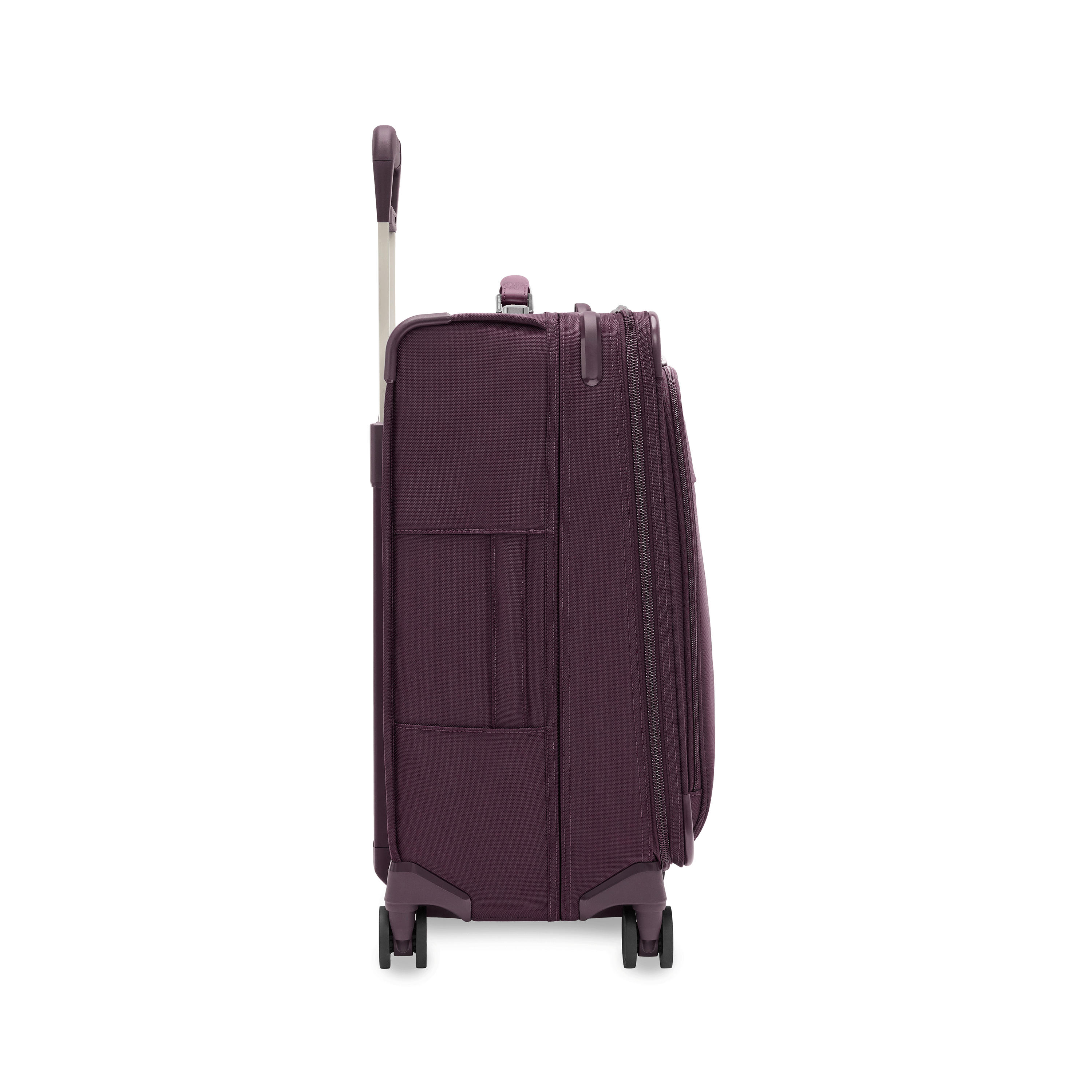 Compact 61cm Checked Expandable Spinner #colour_plum