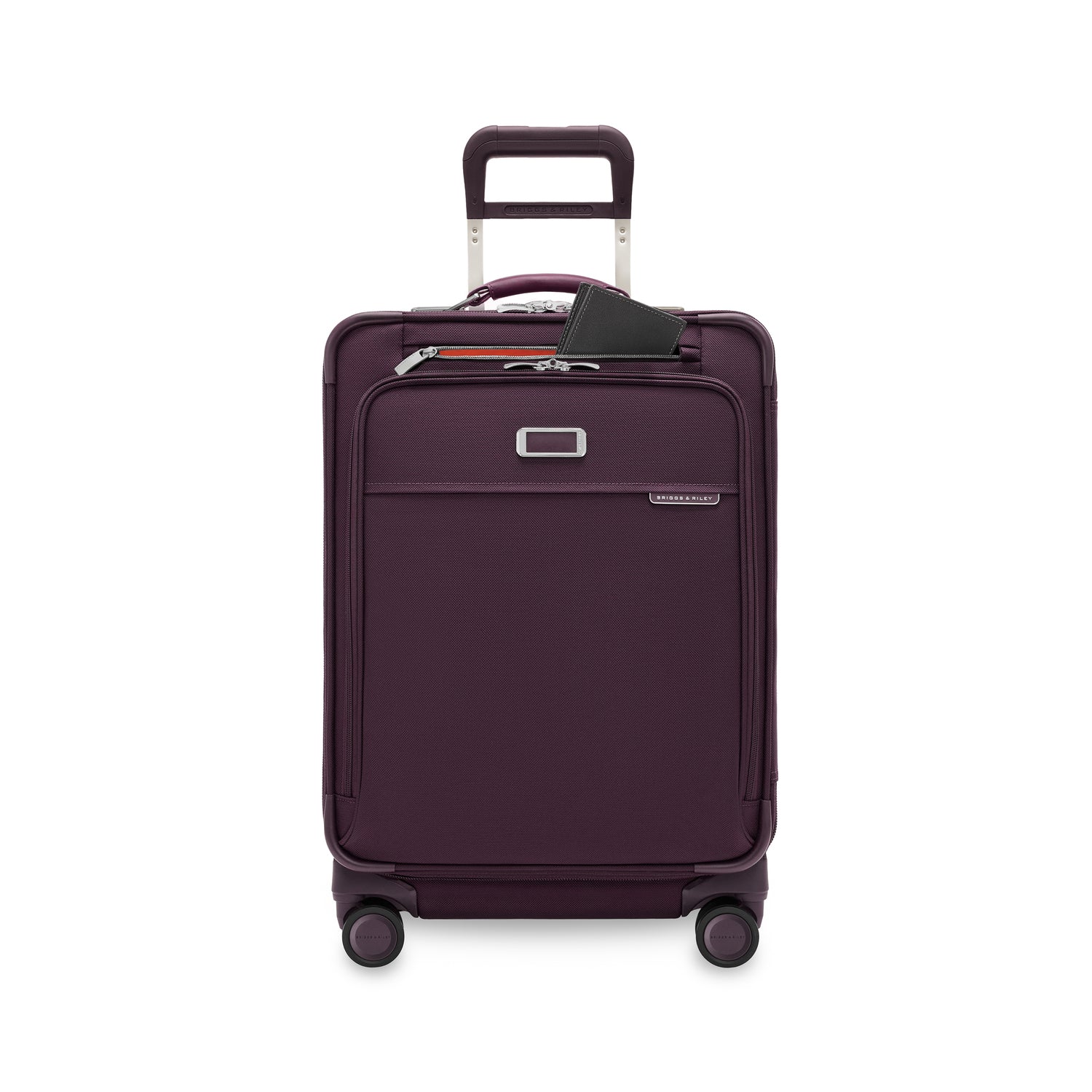 Compact 61cm Checked Expandable Spinner #colour_plum