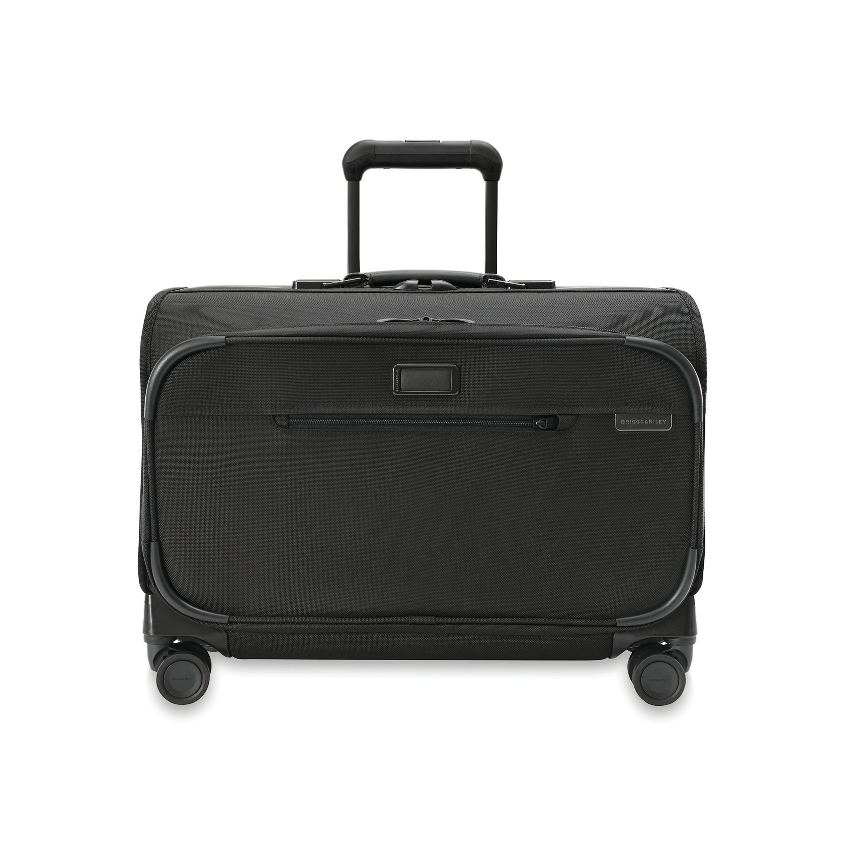 21" Carry-On Wheeled Garment Spinner Front view #colour_black