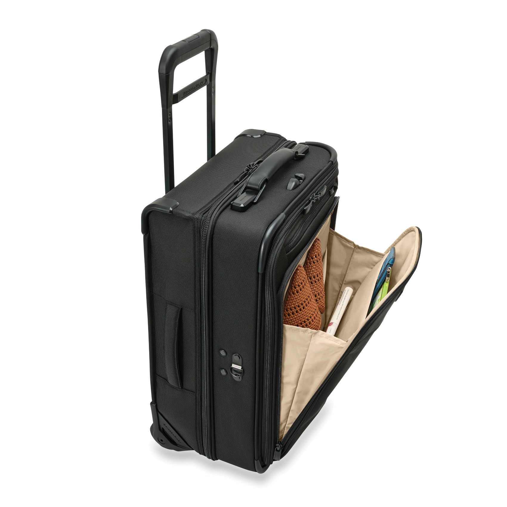 22" Carry-on 2-Wheel Garment Bag #colour_black