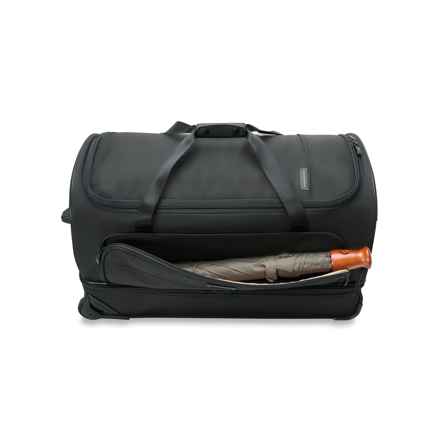 Medium 2-WHeel Duffle Bag #colour_black