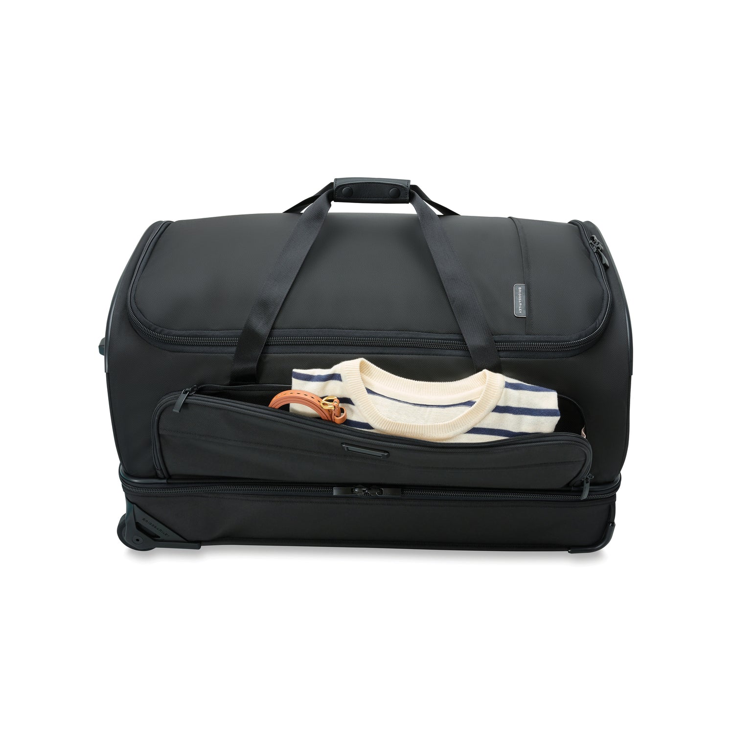 Large 2-Wheel Duffle #colour_black