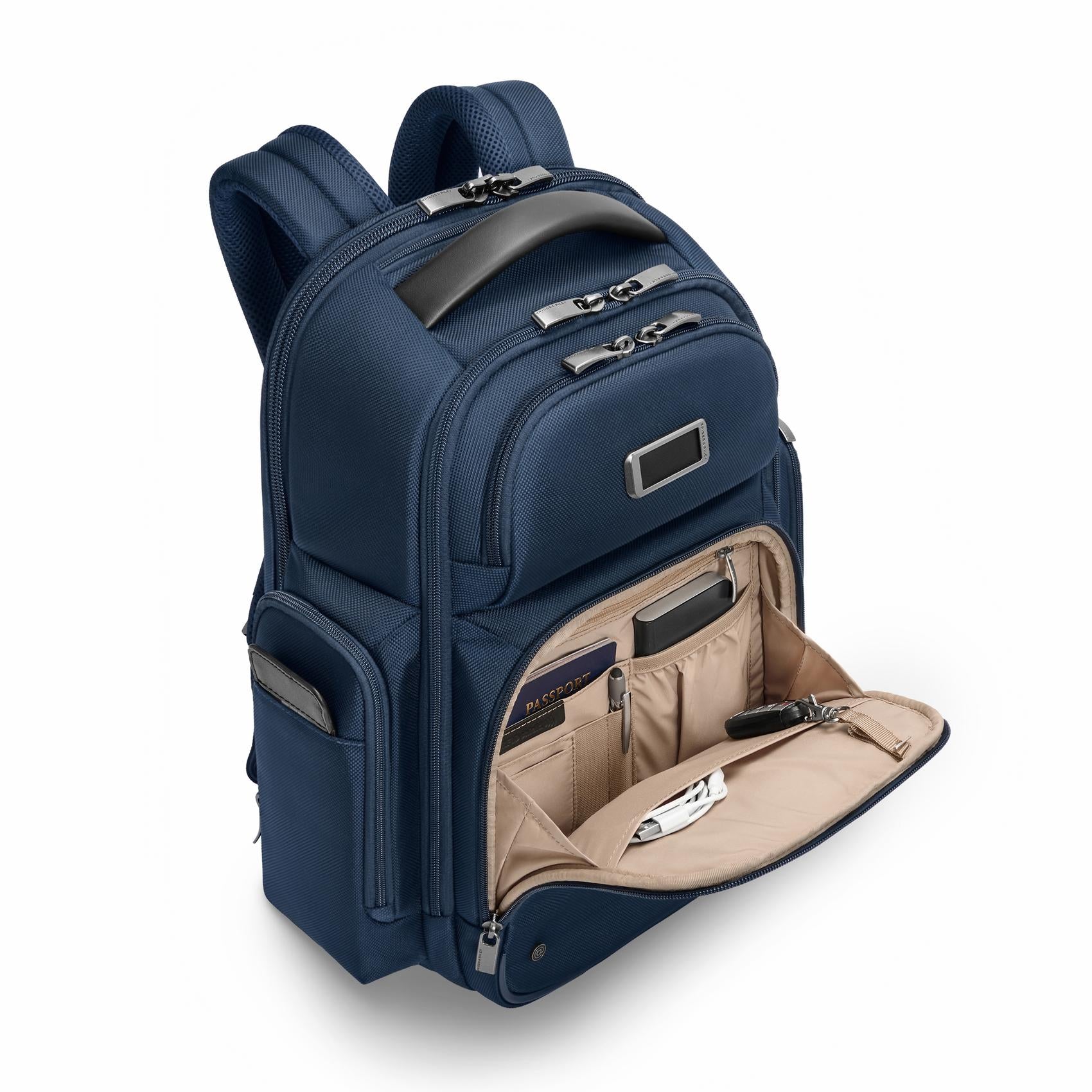 large cargo backpack #colour_navy