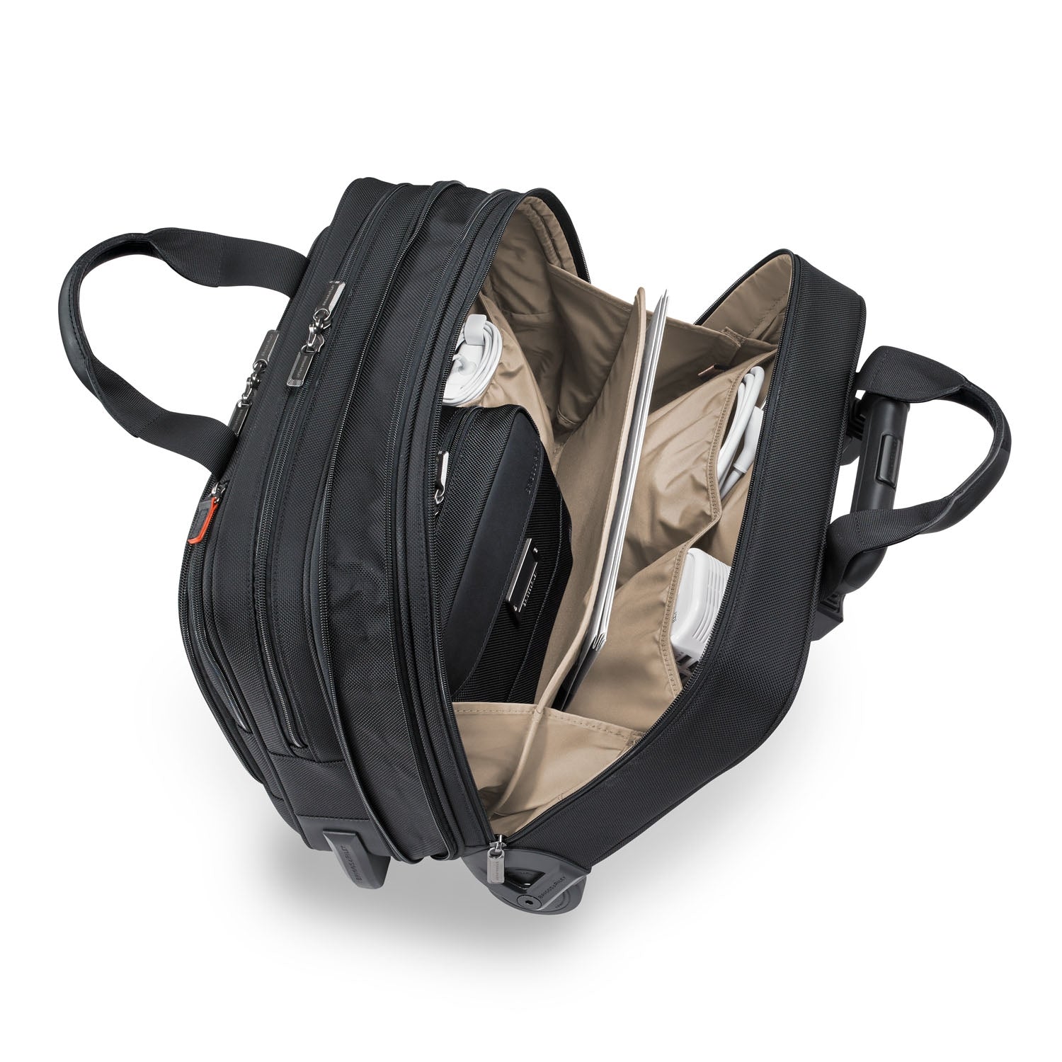Medium 2-Wheel Expandable Briefcase