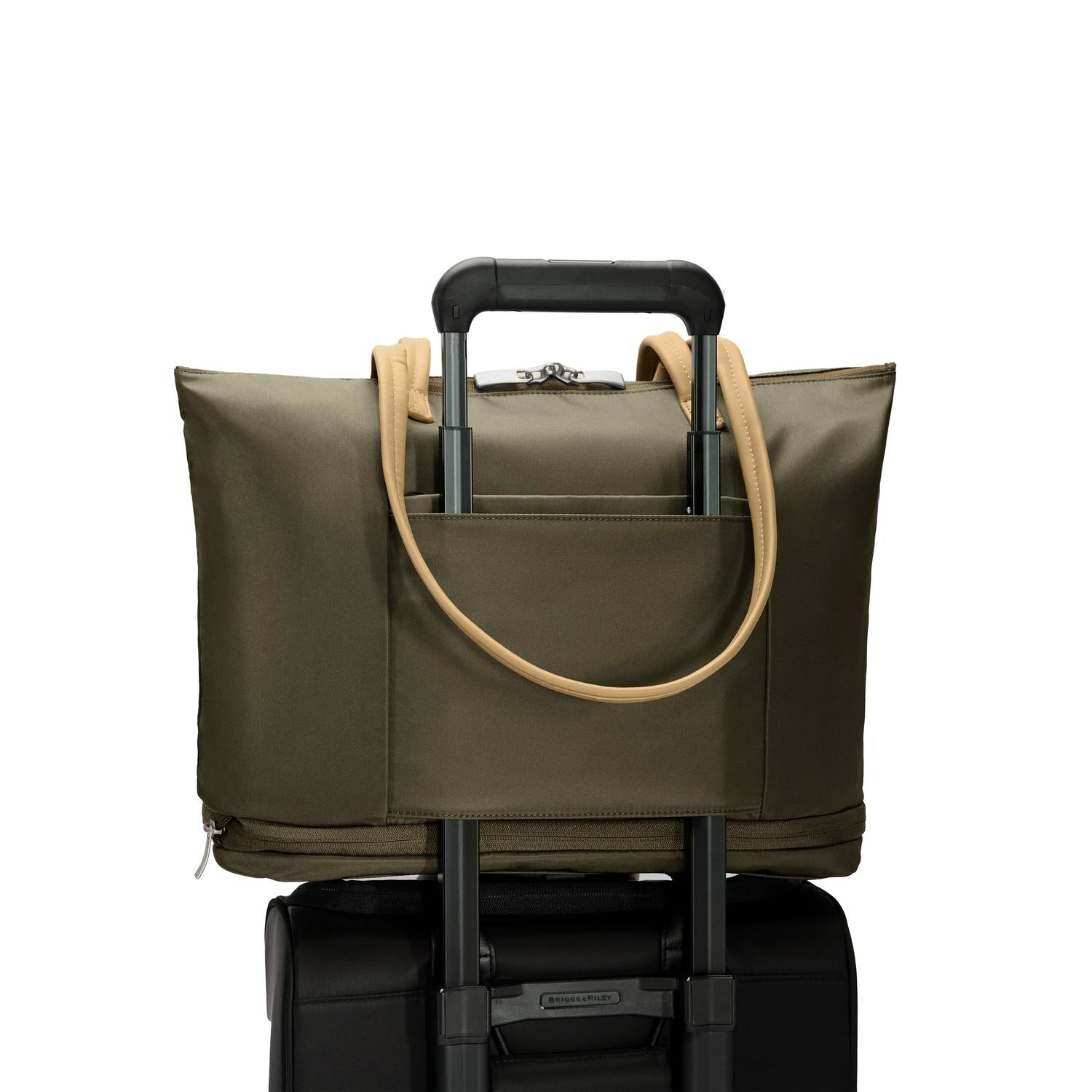 expandable tote #colour_olive