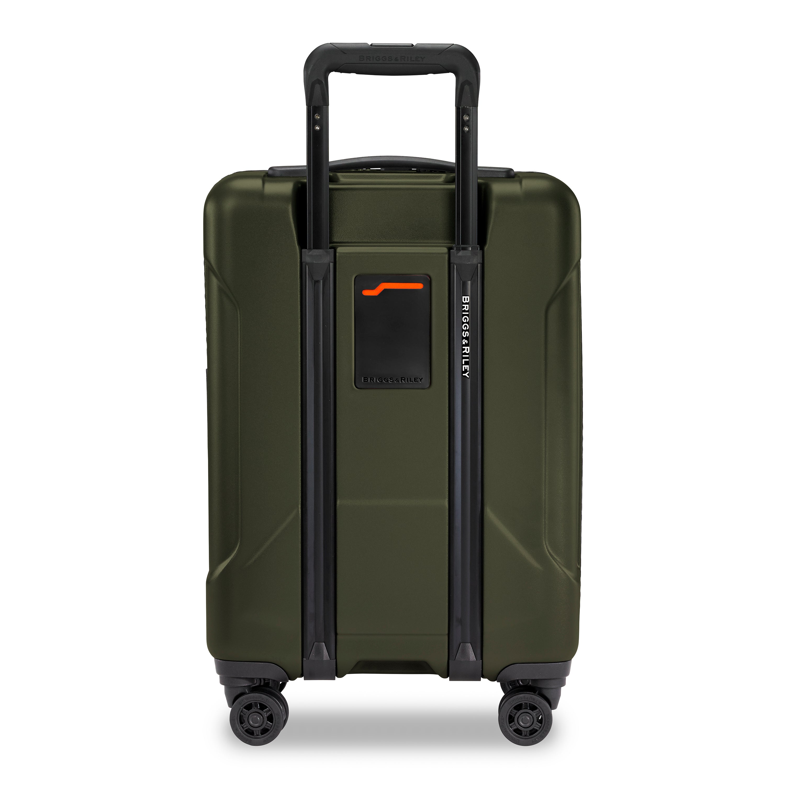 International Carry-On 4 Wheel Spinner, back view, #coluor_hunter