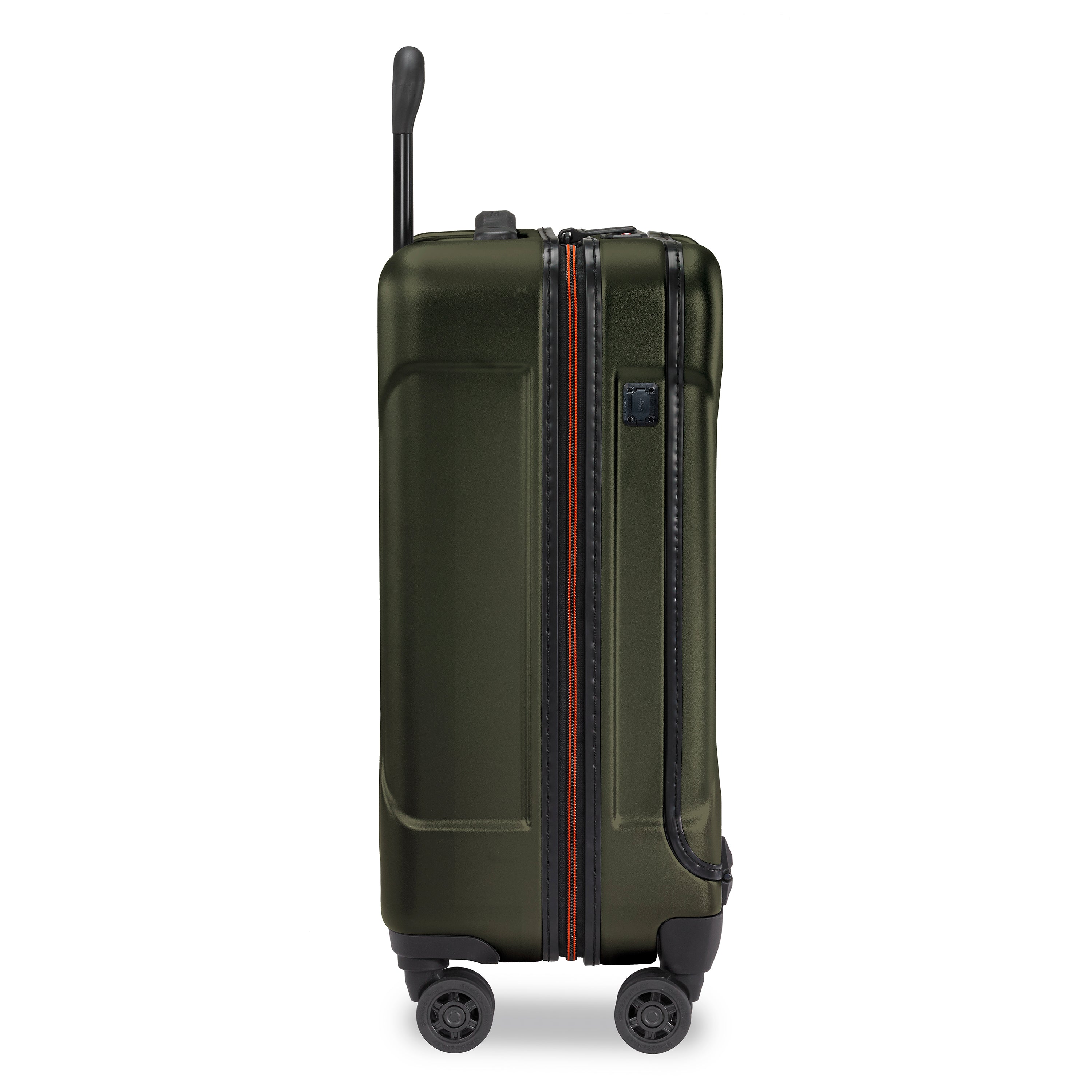 International Carry-On 4 Wheel Spinner, side view, #colour_hunter