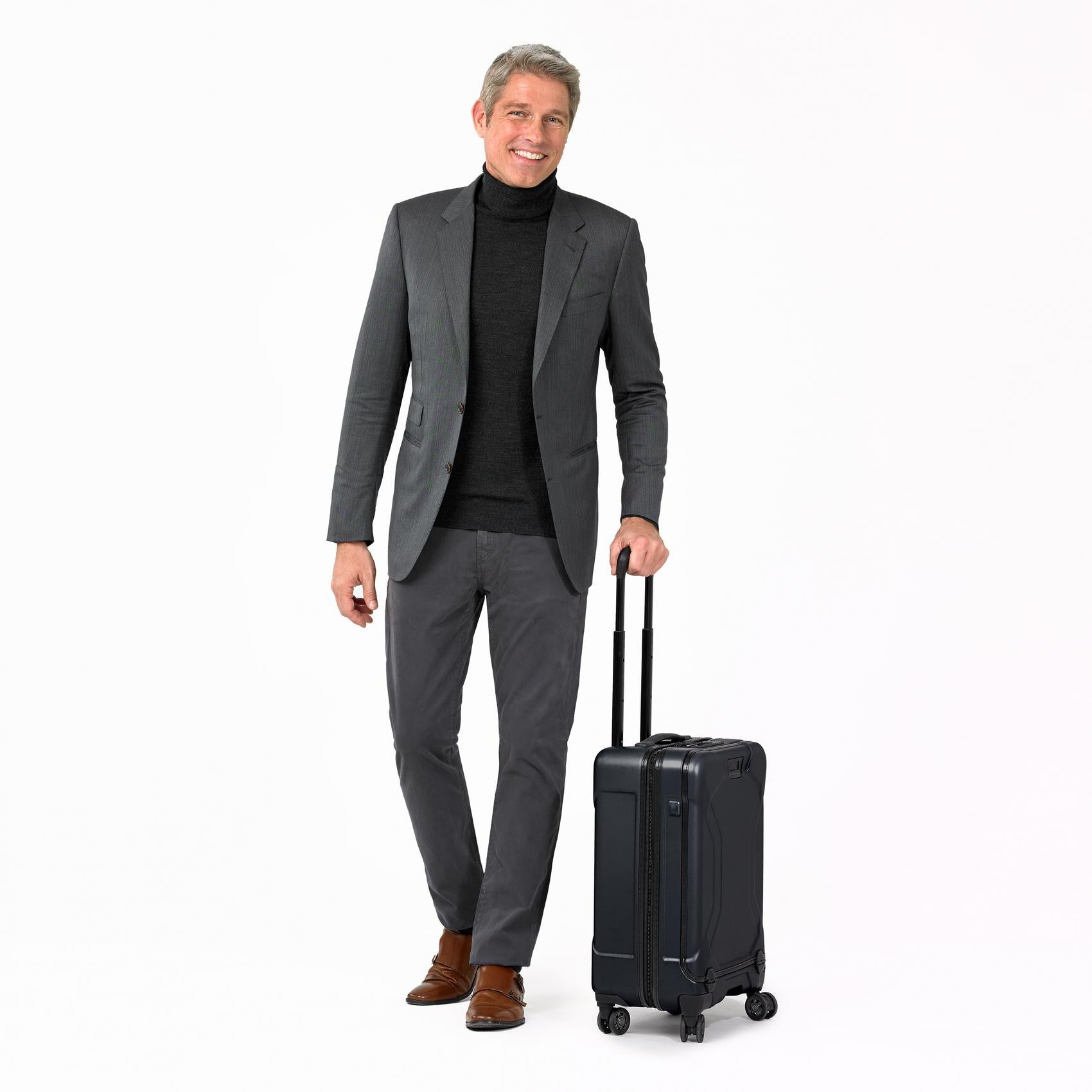 Domestic 56cm Carry-On Spinner side view #colour_stealth