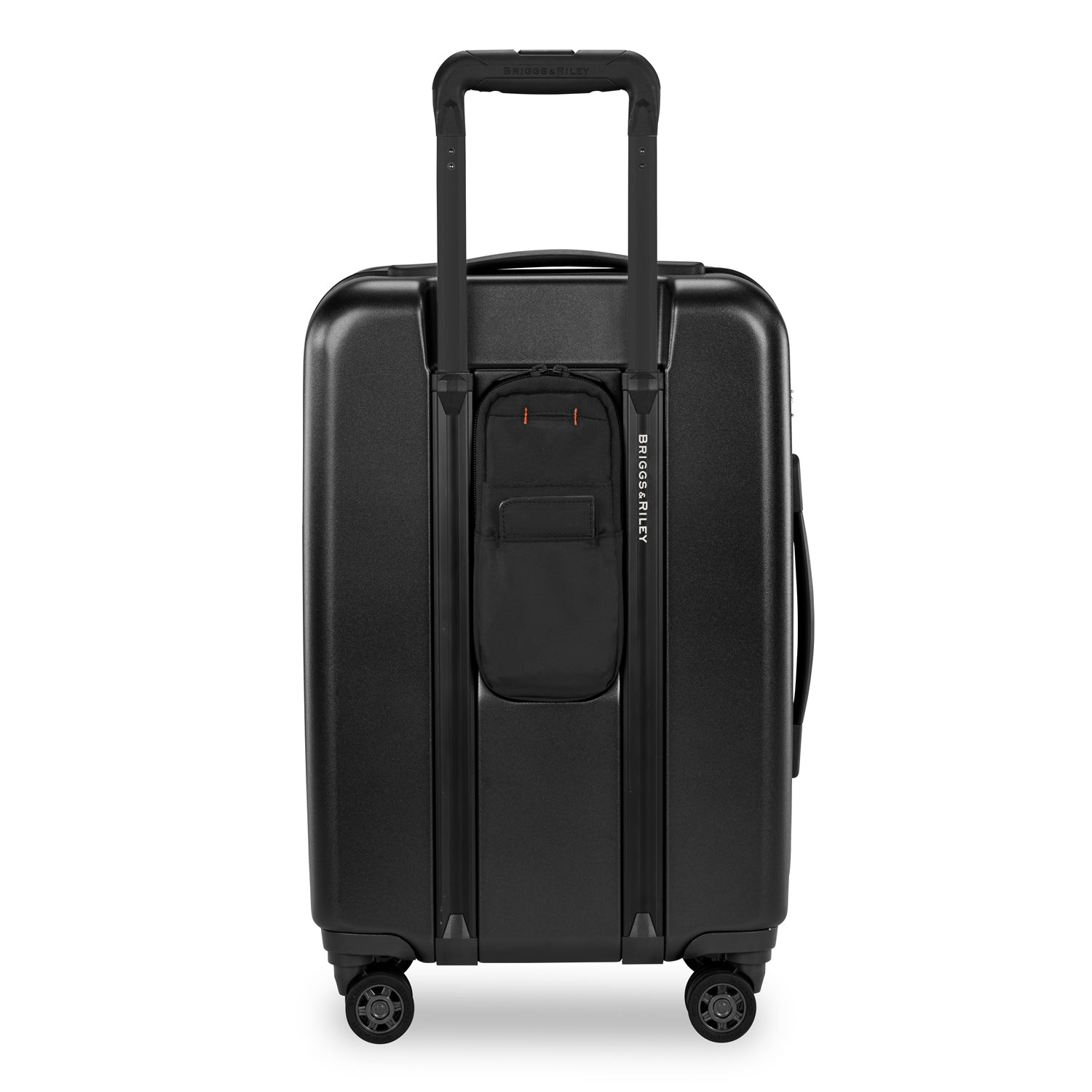 Briggs and Riley Sympatico Domestic Carry-On Expandable Spinner Black Front #colour_black