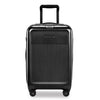 Briggs and Riley Sympatico Domestic Carry-On Expandable Spinner Black Front #colour_black