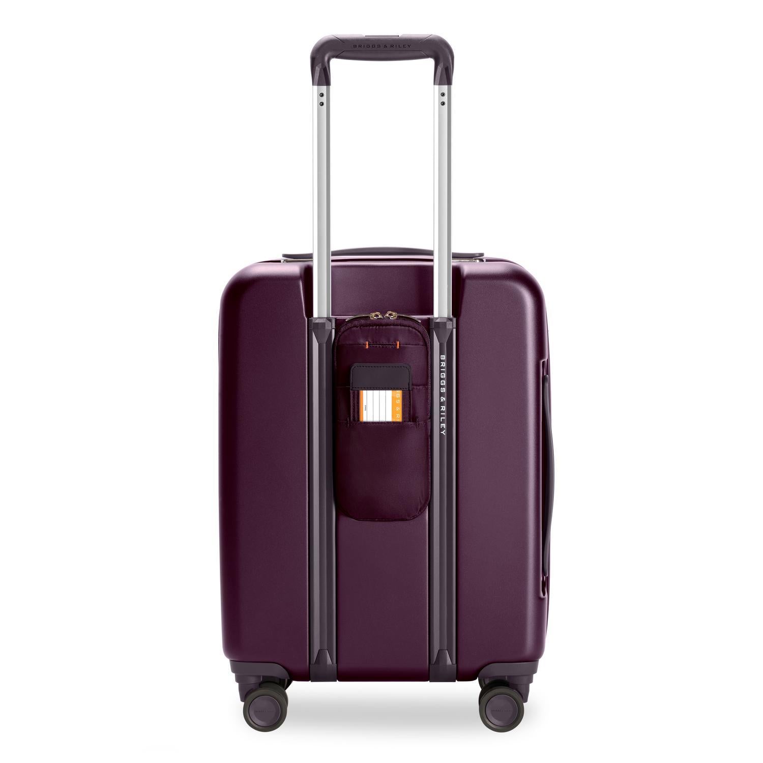 Global 21 inch Carry-on Expandable Spinner #colour_plum