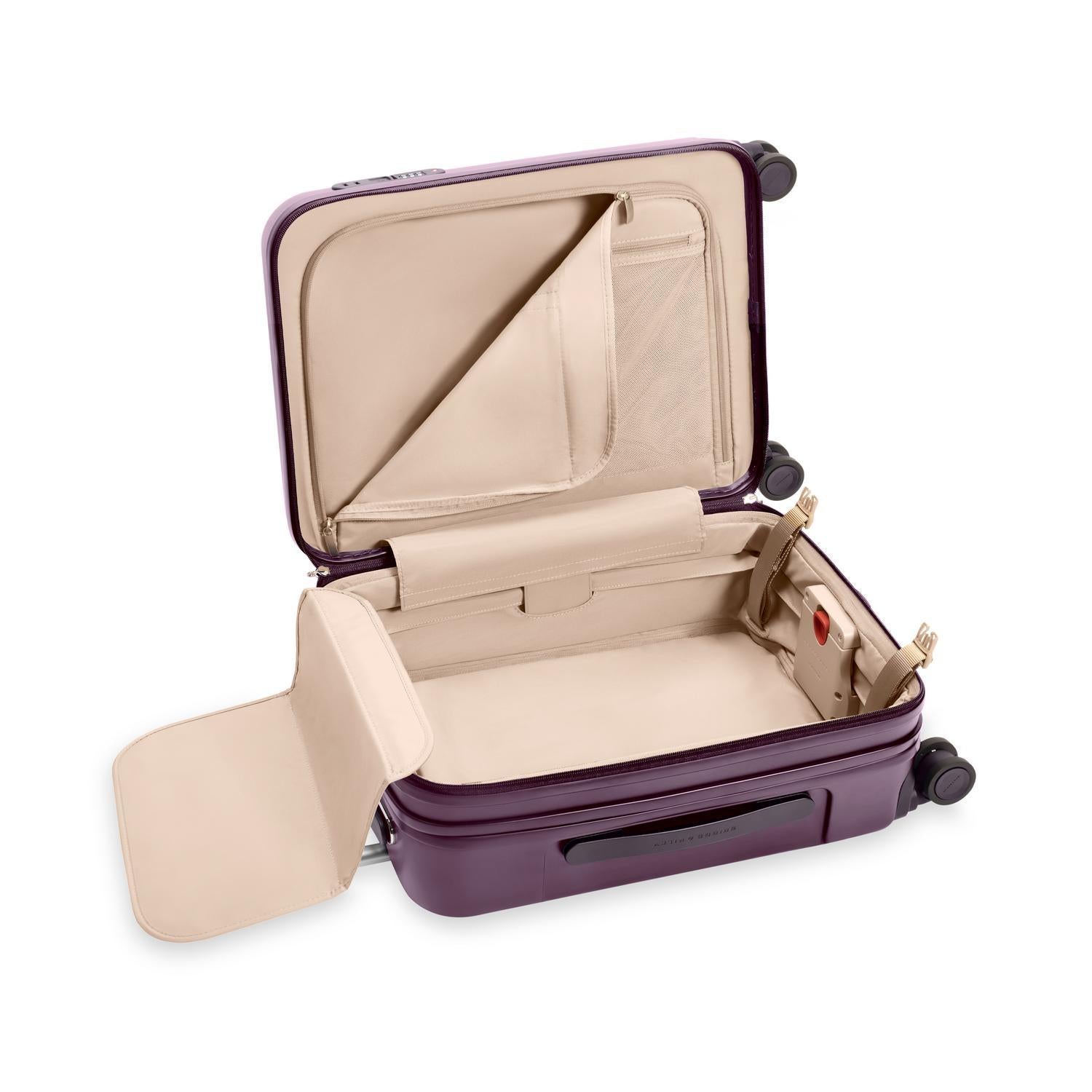 Global 21 inch Carry-on Expandable Spinner #colour_plum
