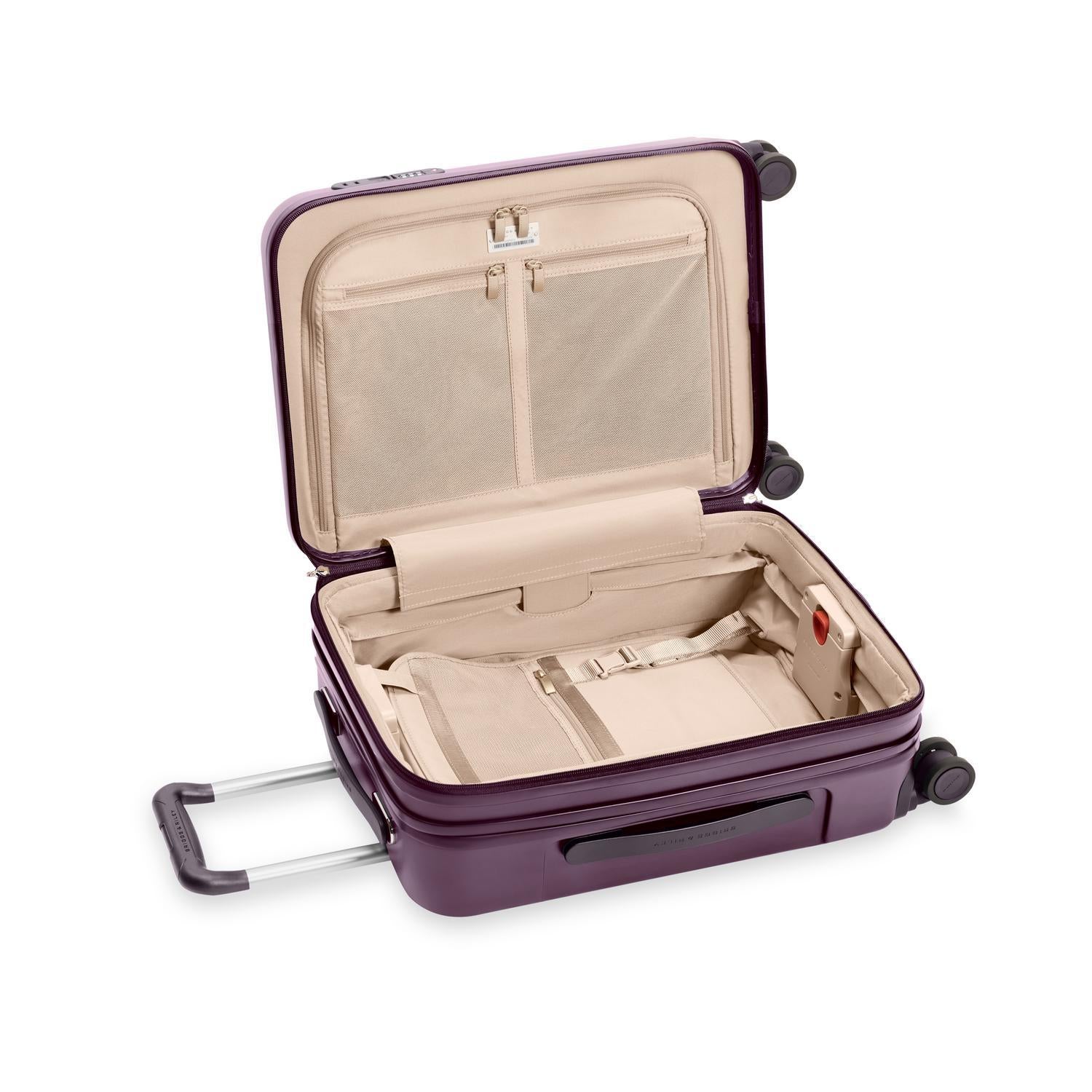 Global 21 inch Carry-on Expandable Spinner #colour_plum