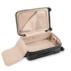 Sympatico Essential Front Pocket Carry-On Expandable Spinner Suitcase #colour_black