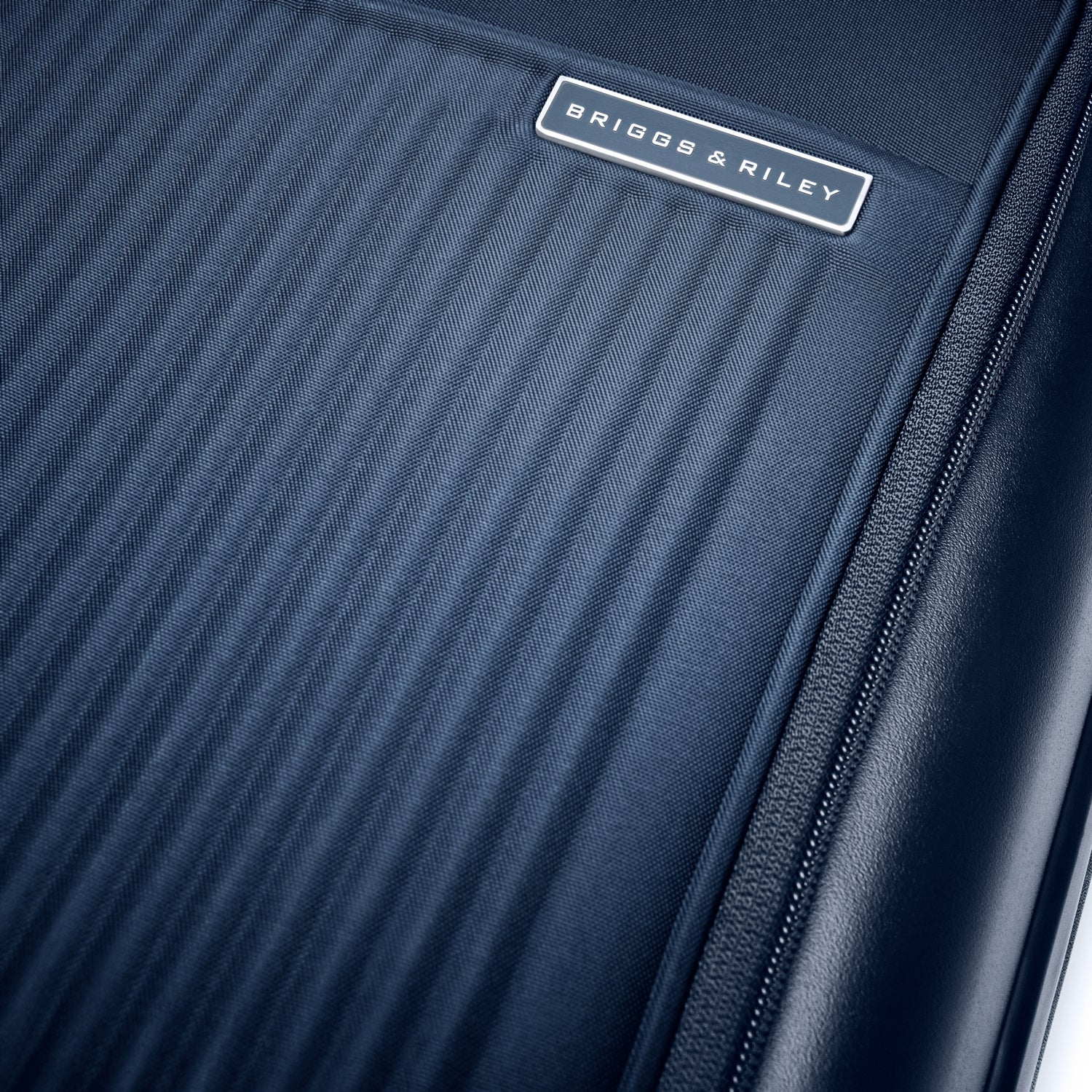 Sympatico Essential Front Pocket Carry-On Expandable Spinner Suitcase #colour_navy