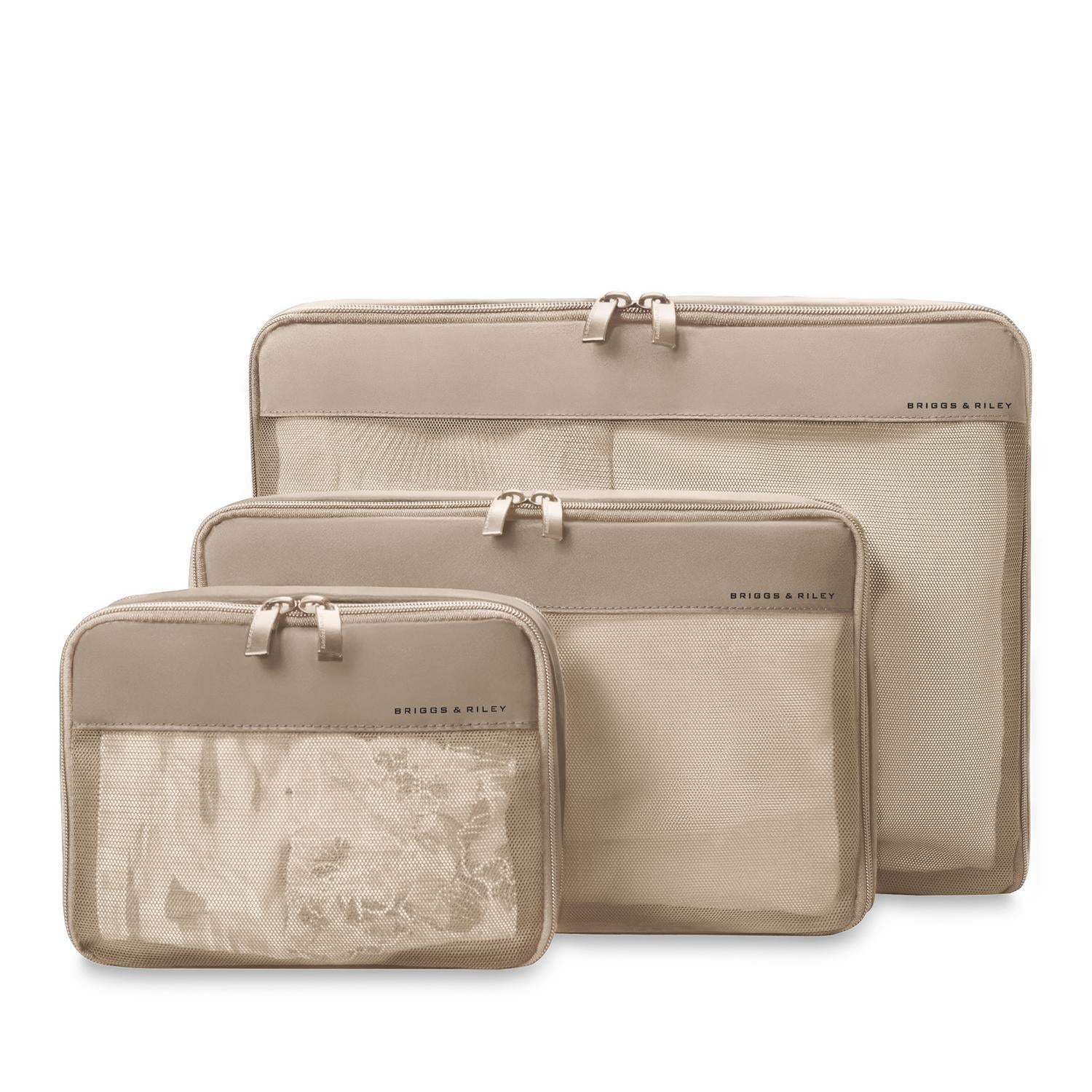 Check-in Packing Cubes in Tan Color #colour_tan