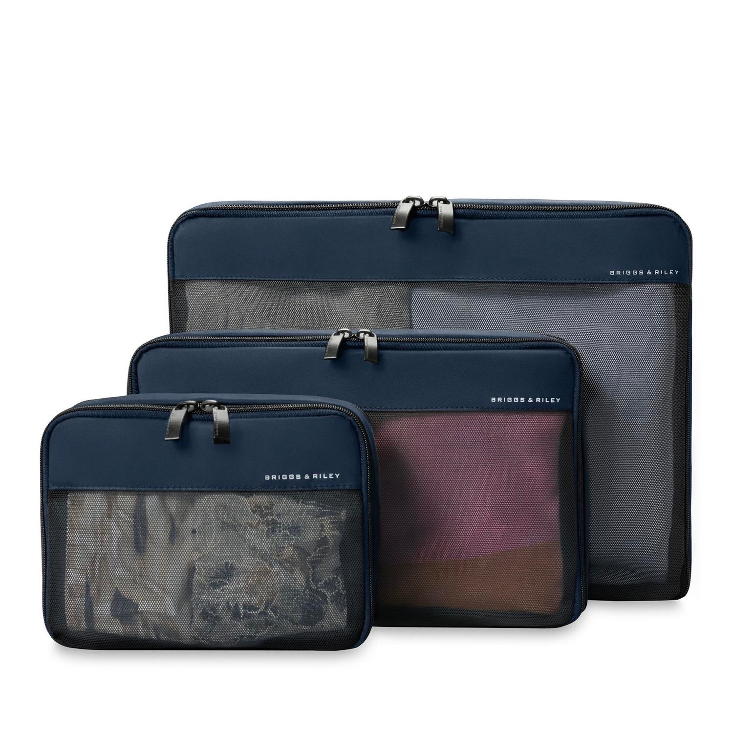 Packing Cube Set of 3 #colour_navy