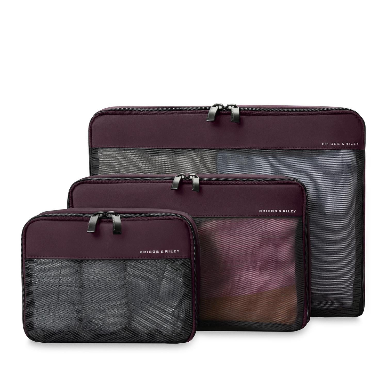 Packing Cube Set of 3 #colour_plum