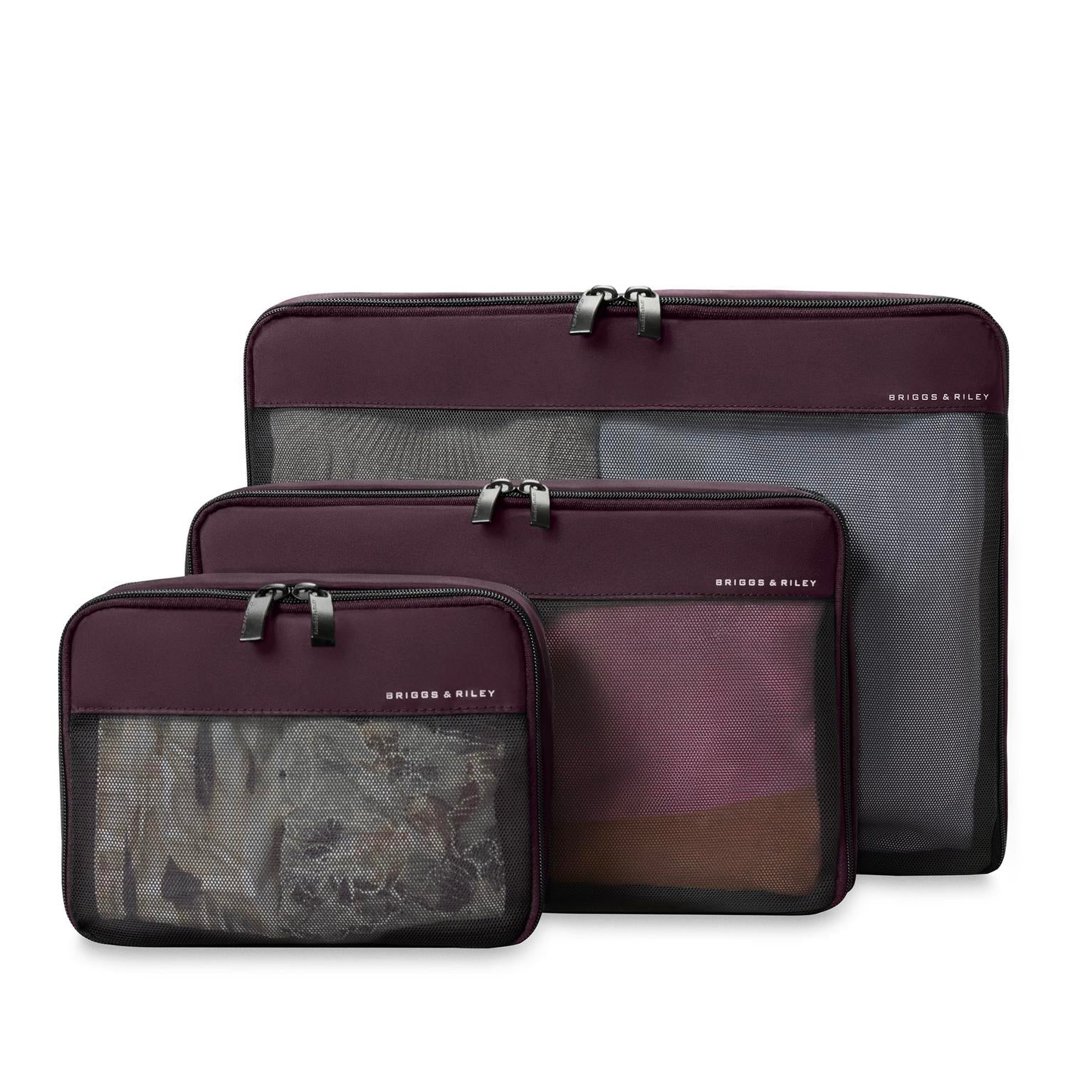 Packing Cube Set of 3 #colour_plum