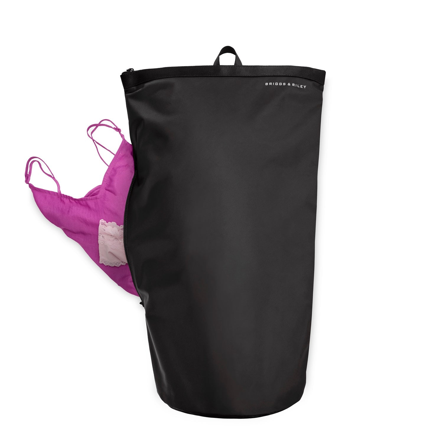 Zippered Laundry Bag #colour_black