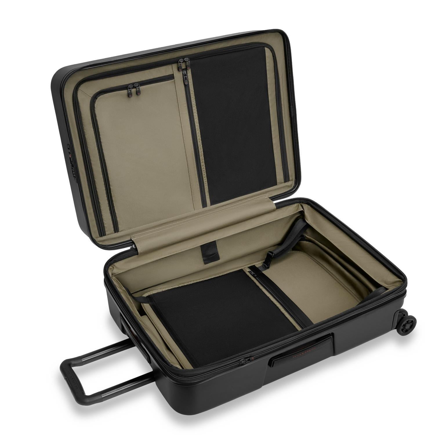 Medium 68cm Hardside Expandable Spinner #colour_black