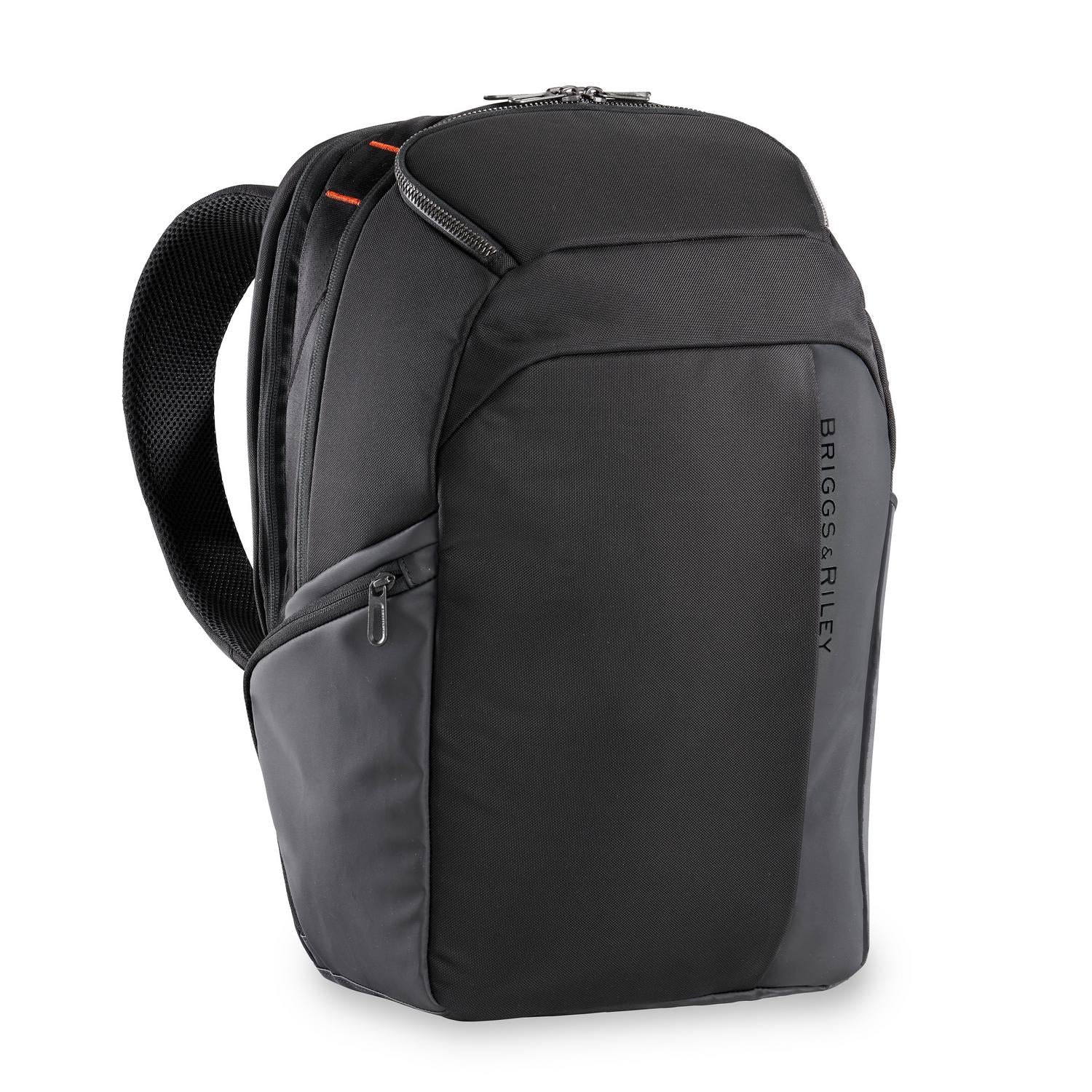 cargo backpack front view #colour_black