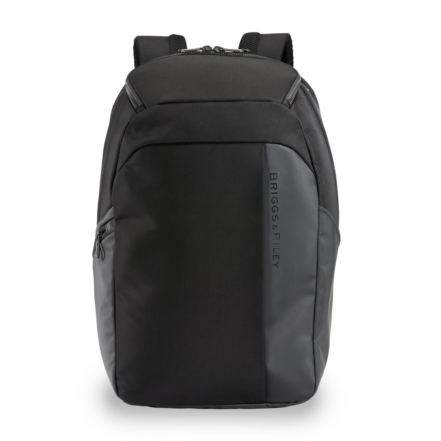 cargo backpack front view #colour_black