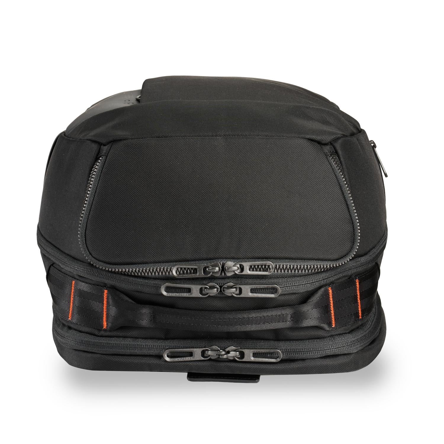 cargo backpack front view #colour_black