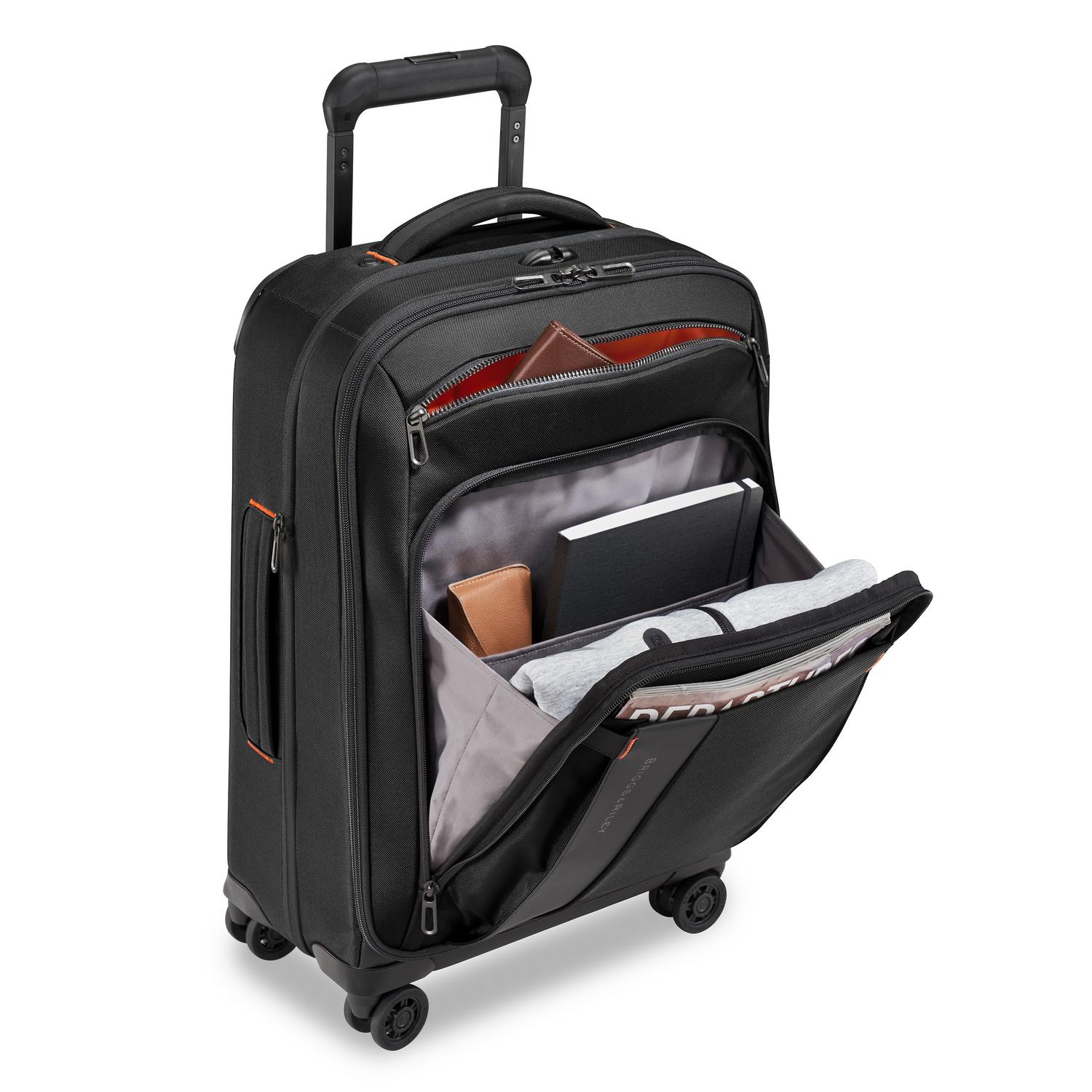 ZDX Domestic 56cm Carry-On Expandable Spinner #colour_black