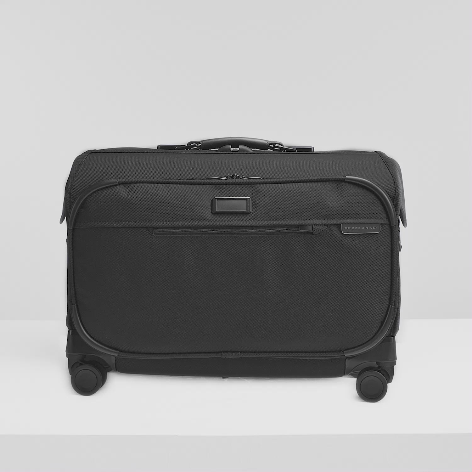 21" Carry-On Wheeled Garment Spinner Front view #colour_black